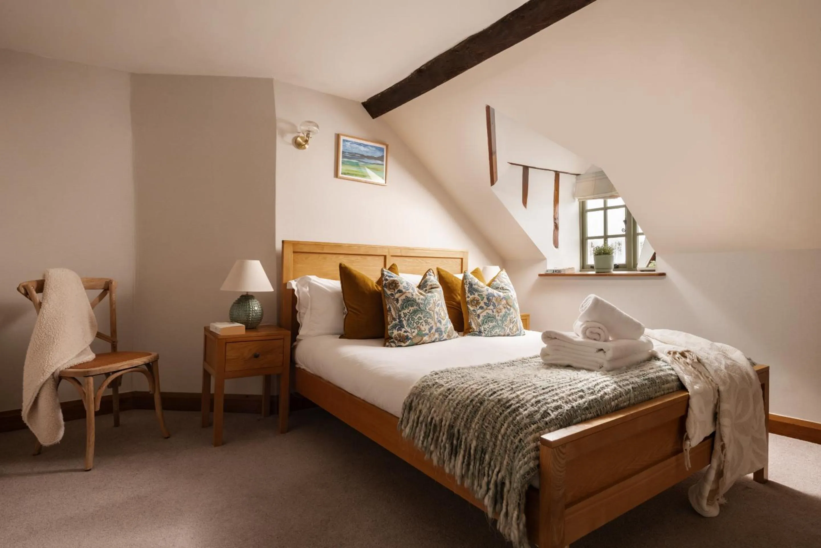 Bedroom, Bed in Coniston House - Eco Hot Tub