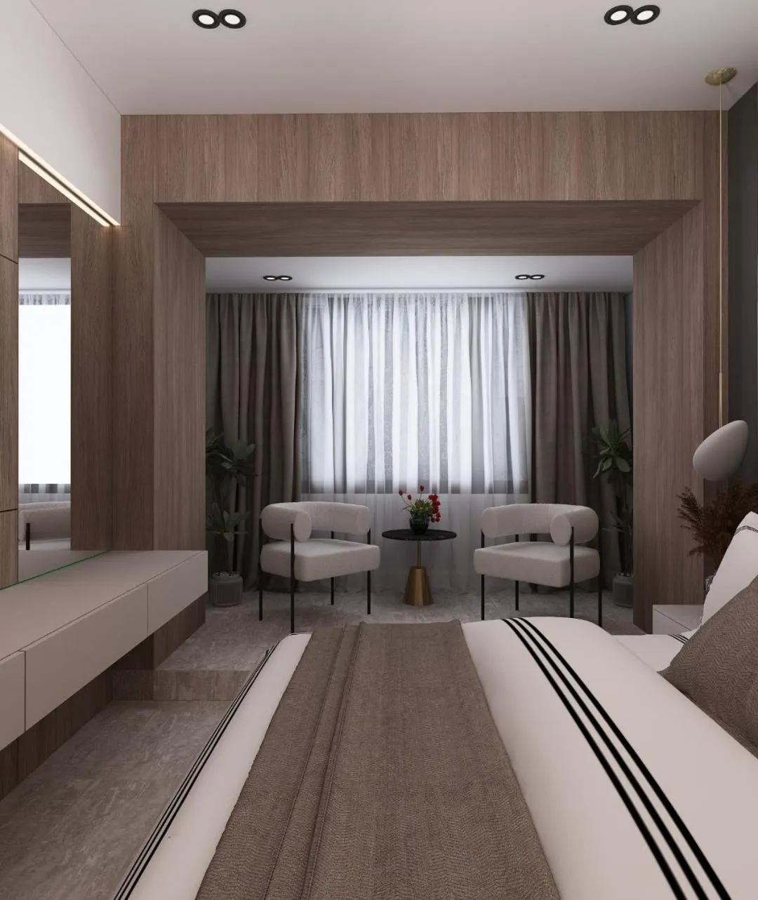 Bedroom, Bed in Hotel Terra Balneo