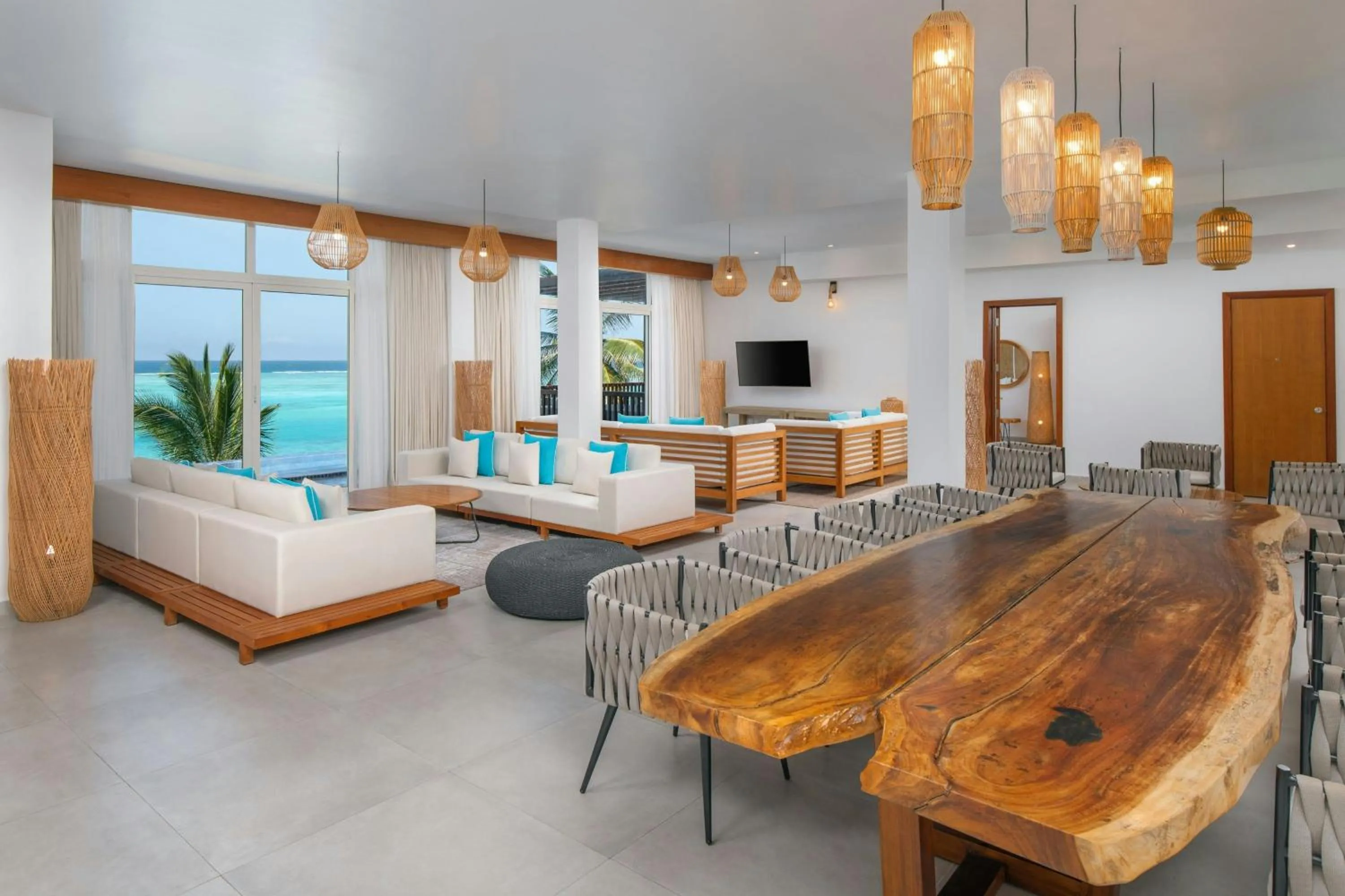 Living room in Le Mersenne Zanzibar, Autograph Collection