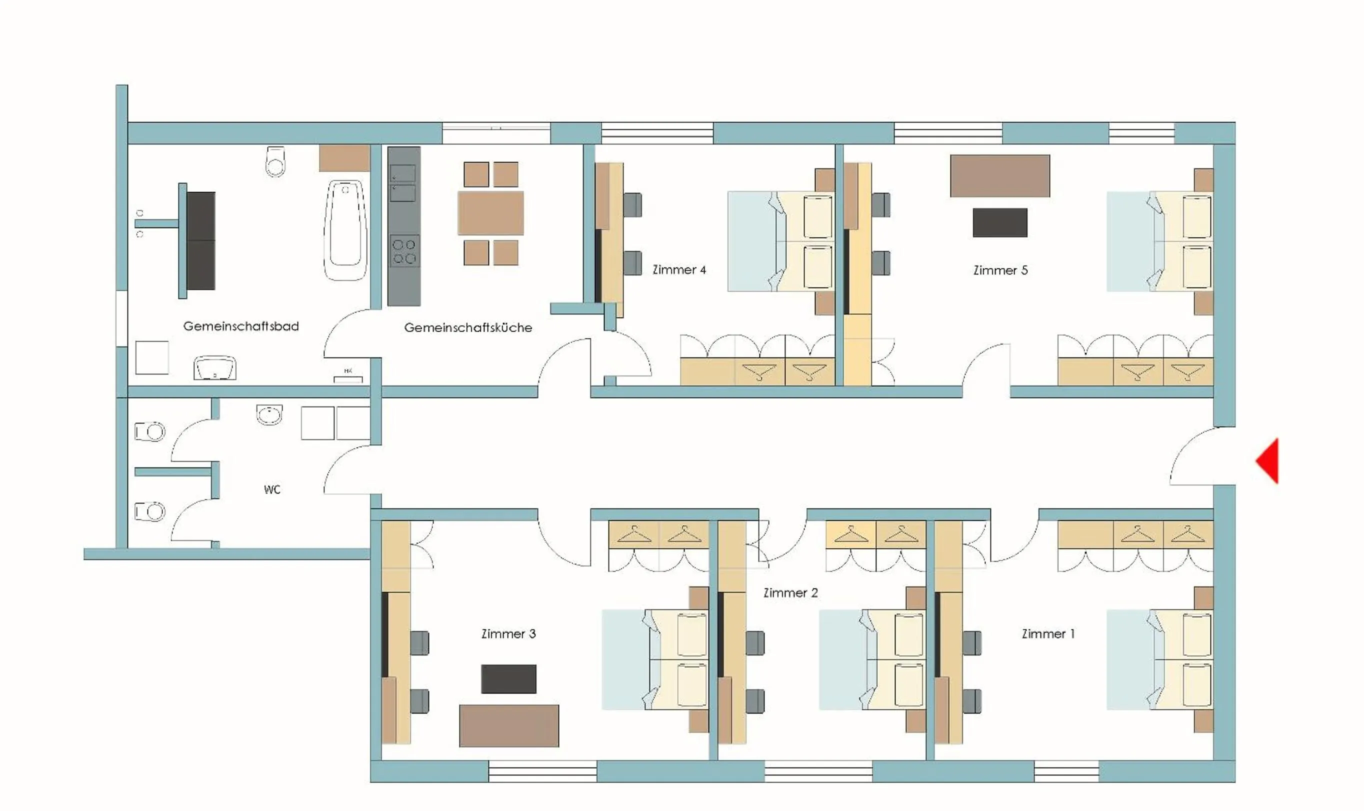 BELLEVUE-Boardinghouse