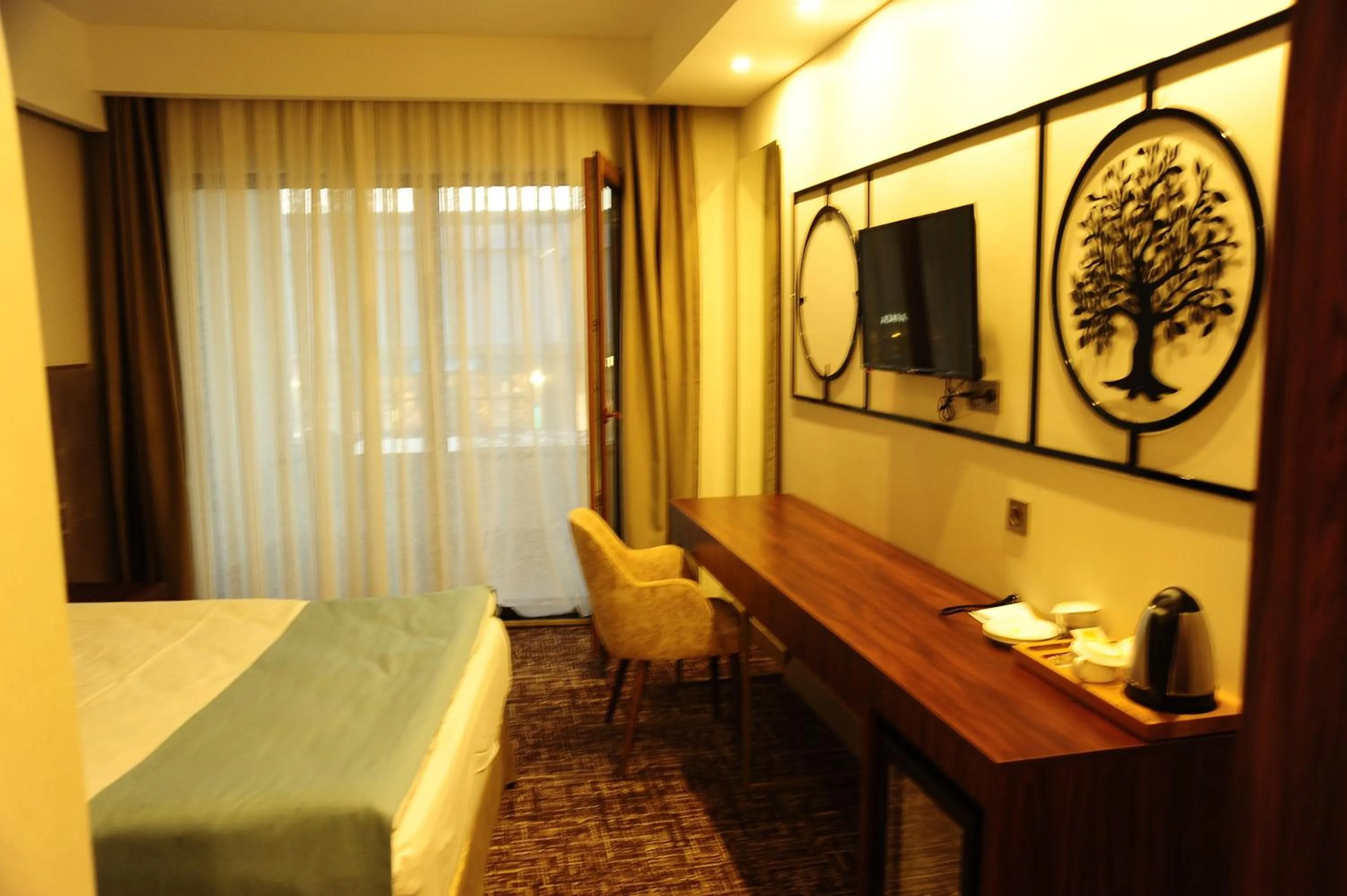 View (from property/room), Bed in Bendis Otel