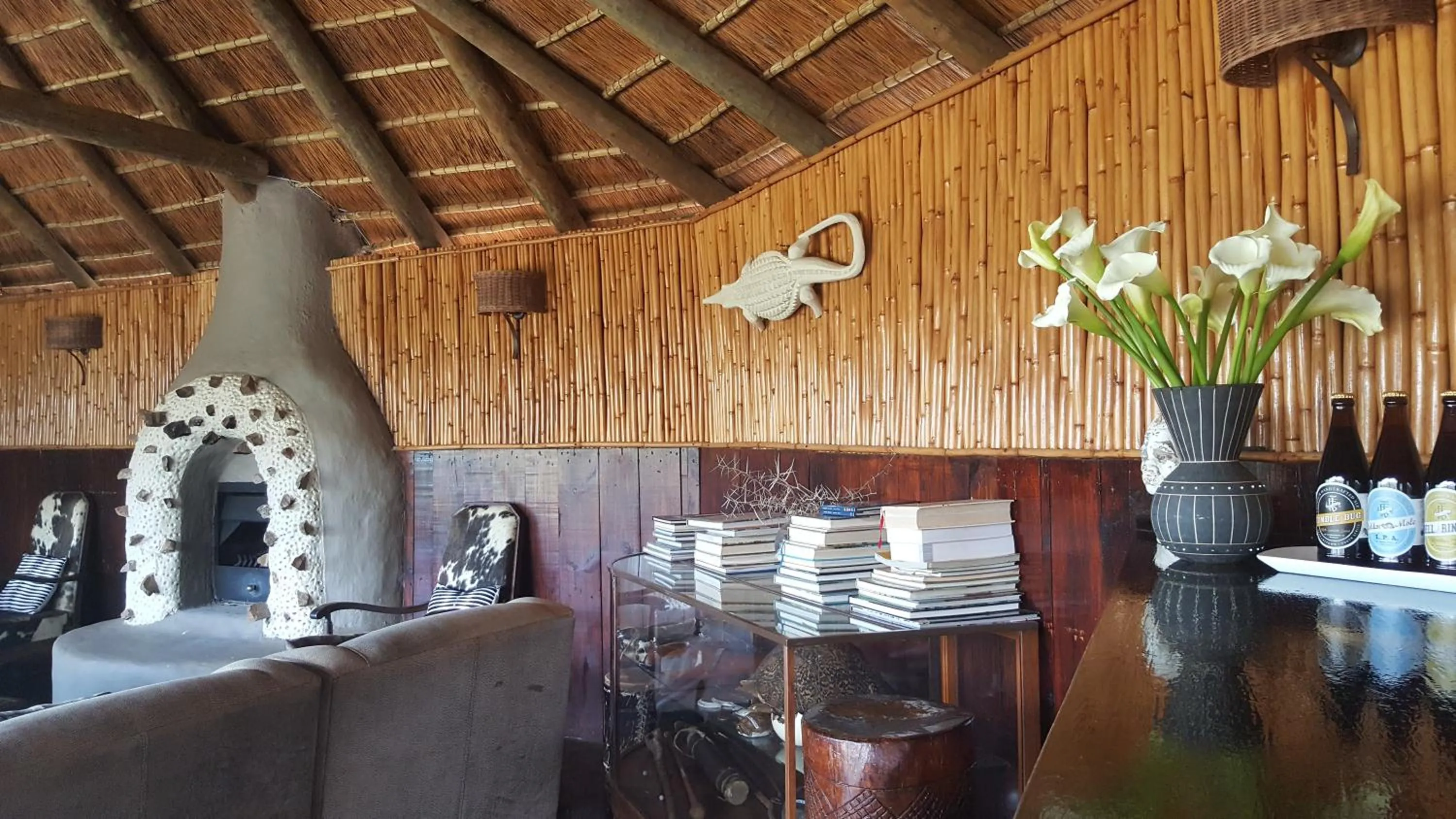 Communal lounge/ TV room in Safari Lodge - Amakhala Game Reserve