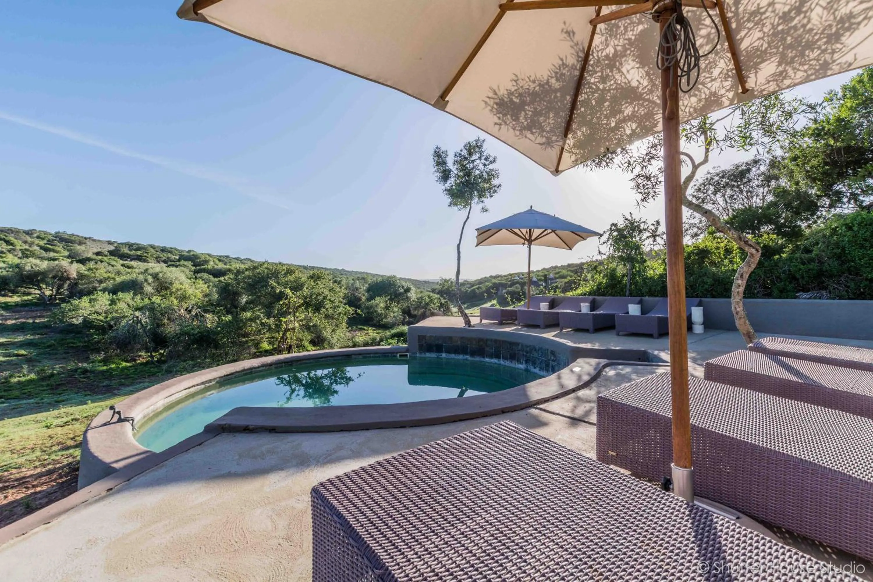 Swimming pool in Safari Lodge - Amakhala Game Reserve