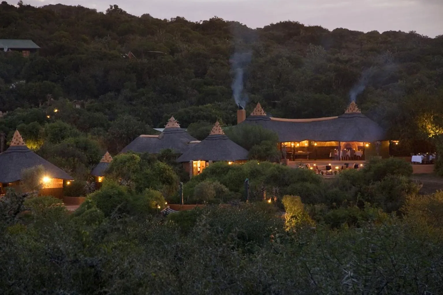 Bird's eye view in Safari Lodge - Amakhala Game Reserve
