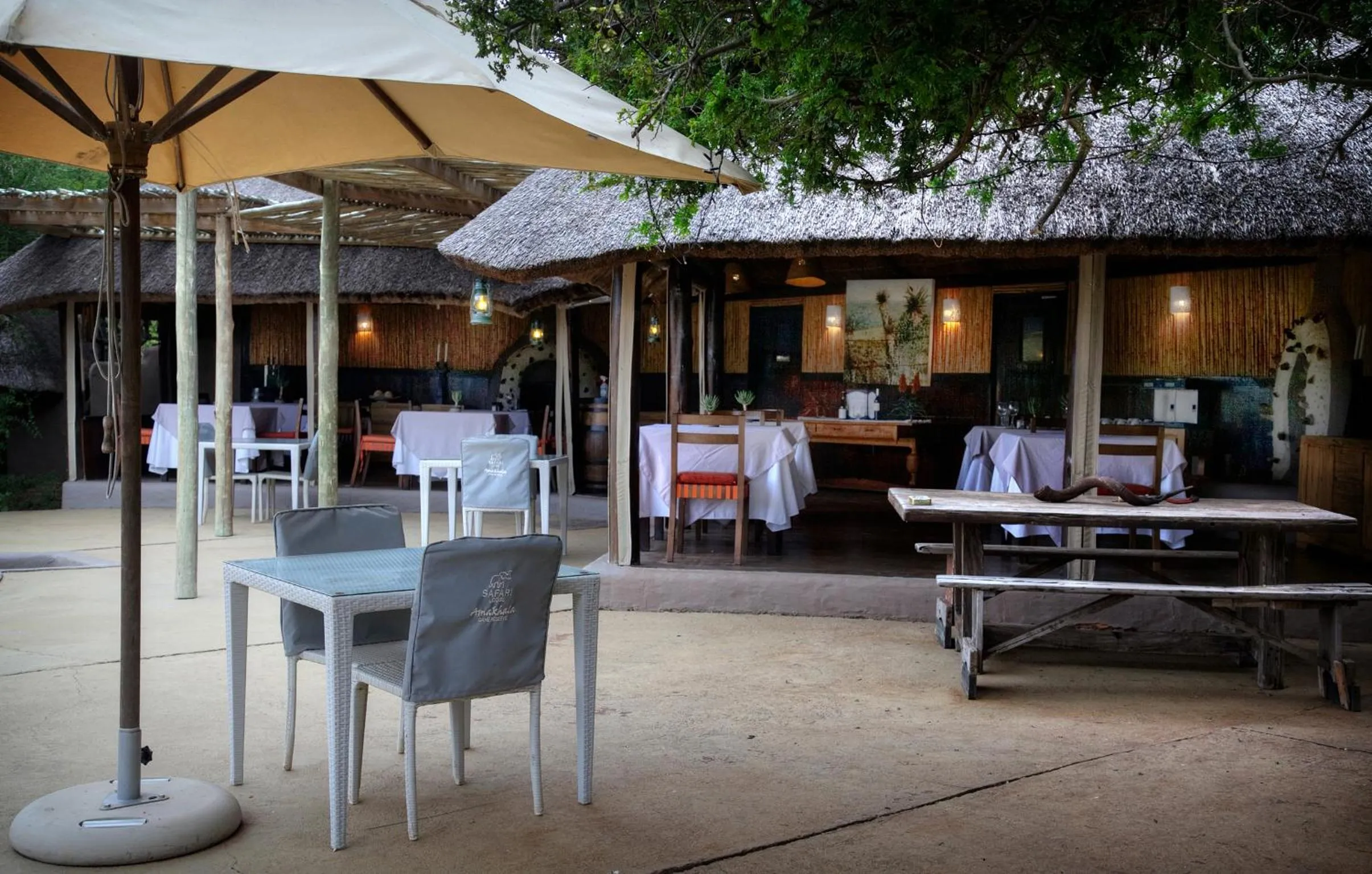 Restaurant/places to eat in Safari Lodge - Amakhala Game Reserve