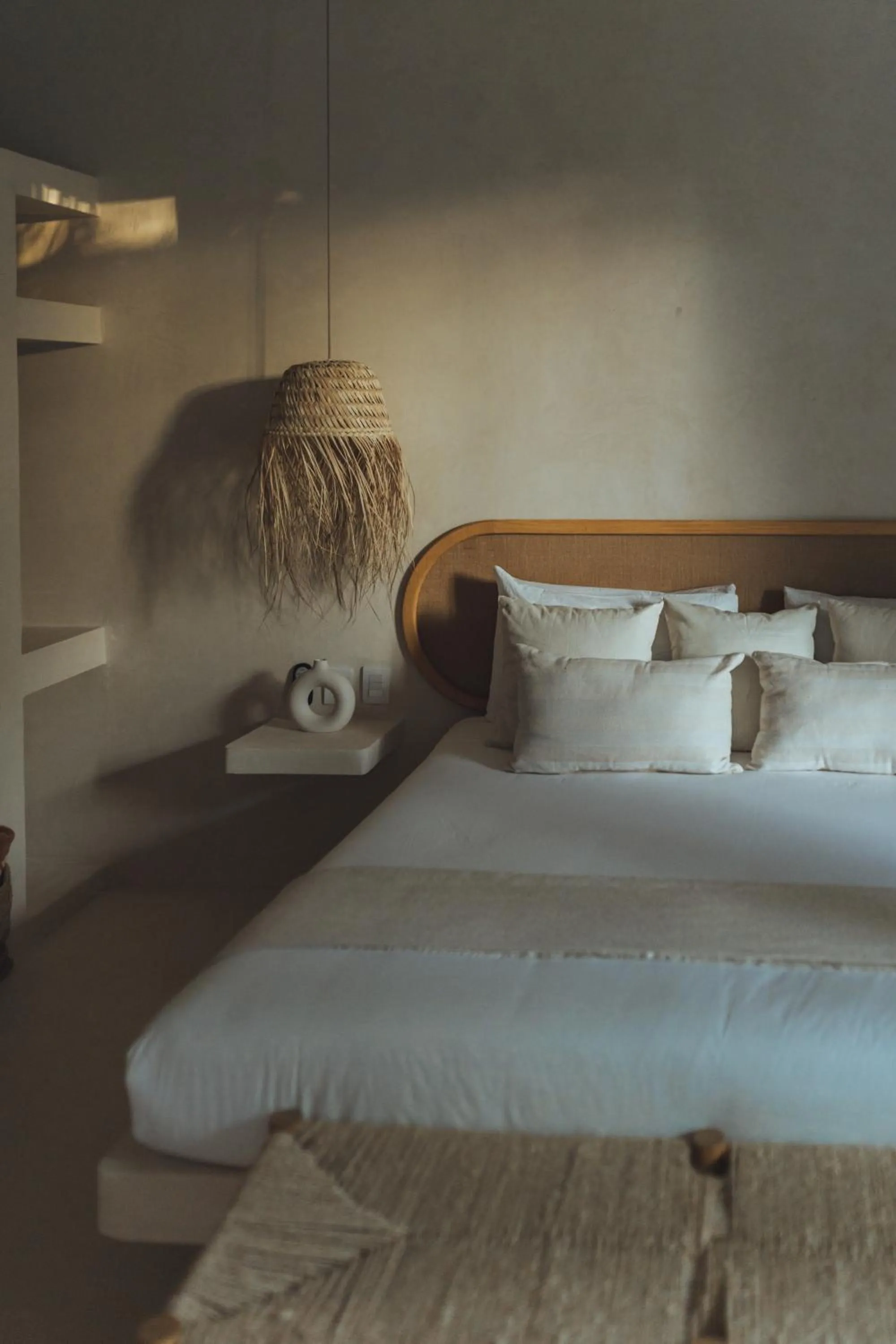 Bed in Casa Peregrino Holbox