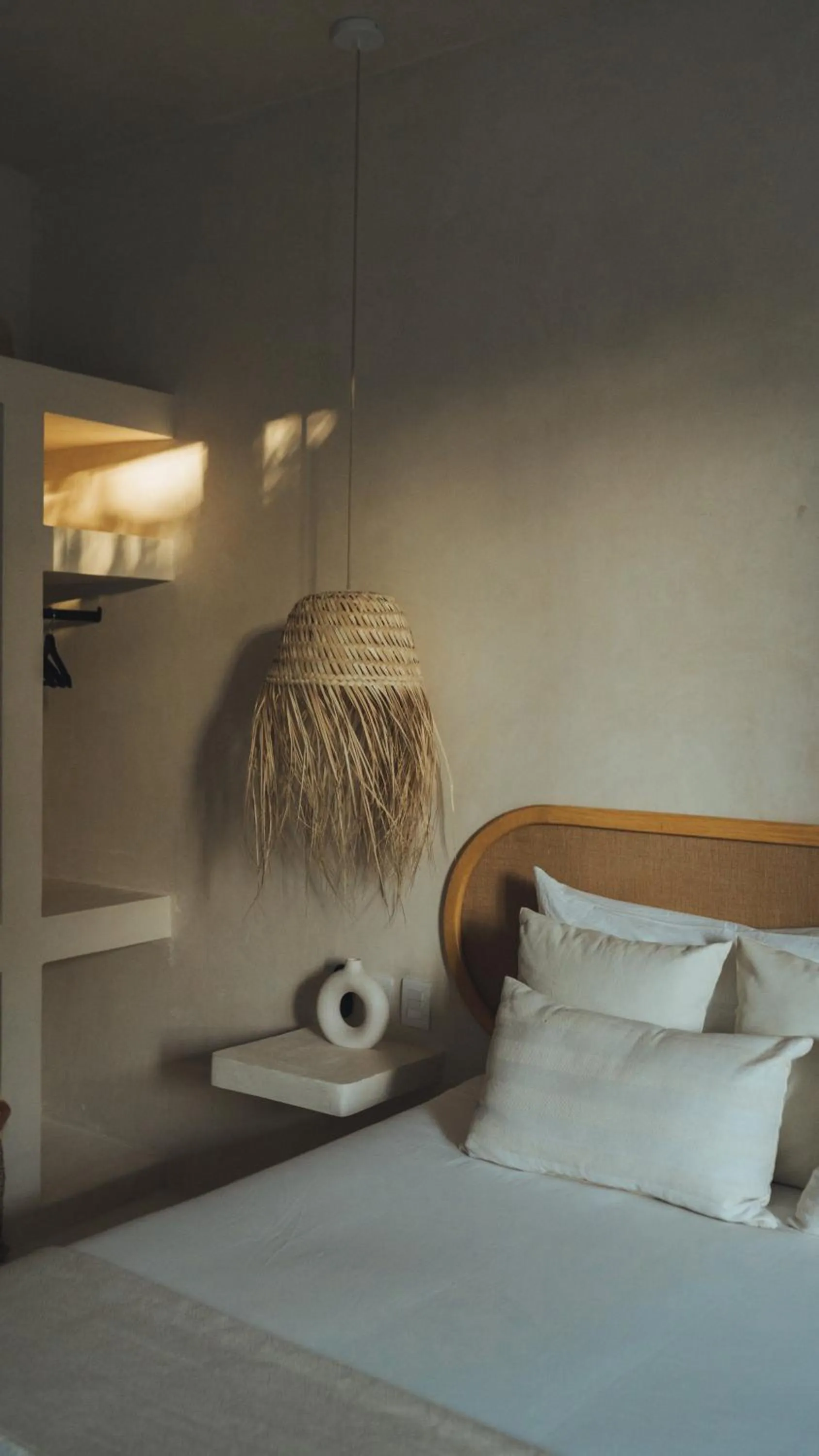 Bed in Casa Peregrino Holbox