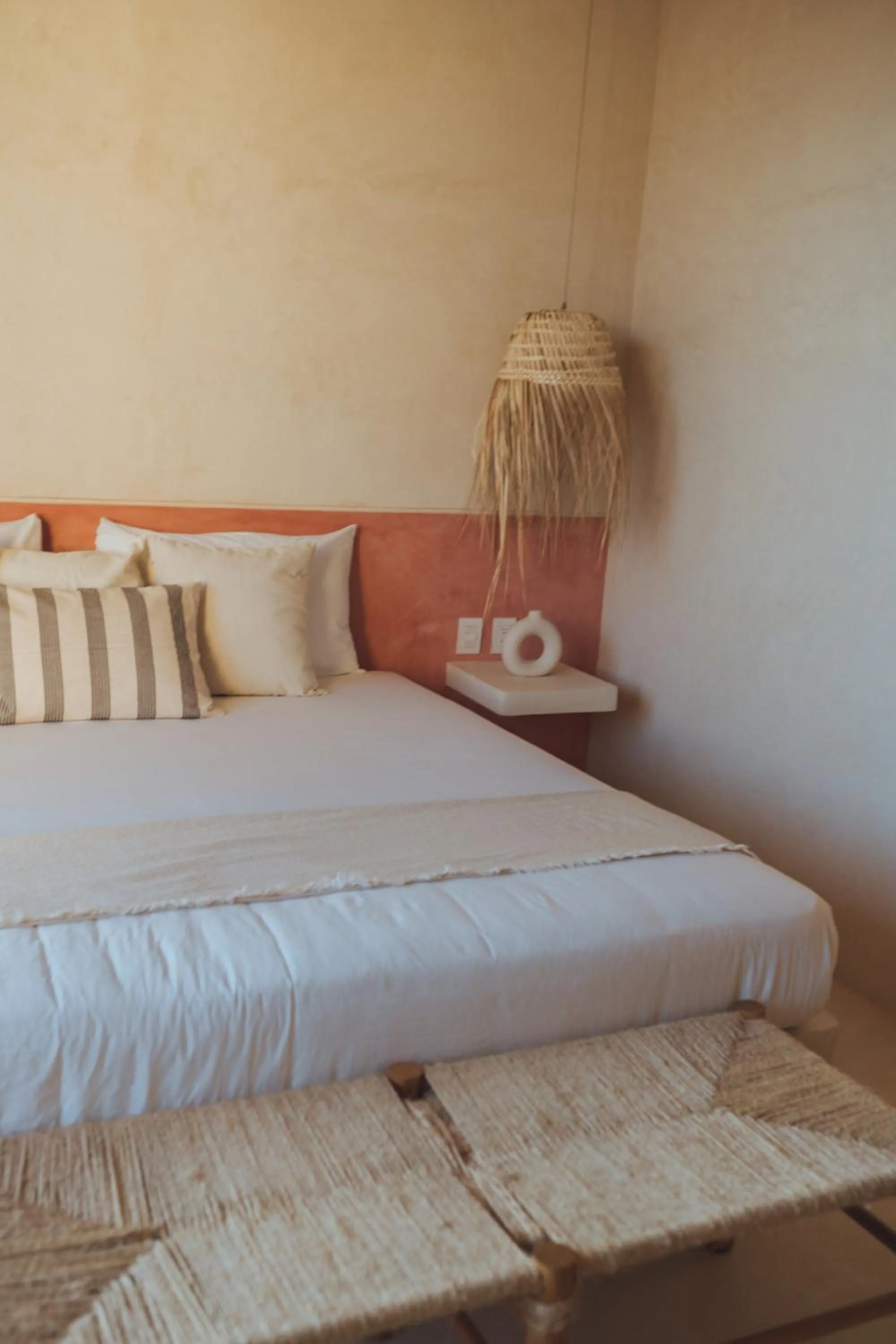 Bed in Casa Peregrino Holbox