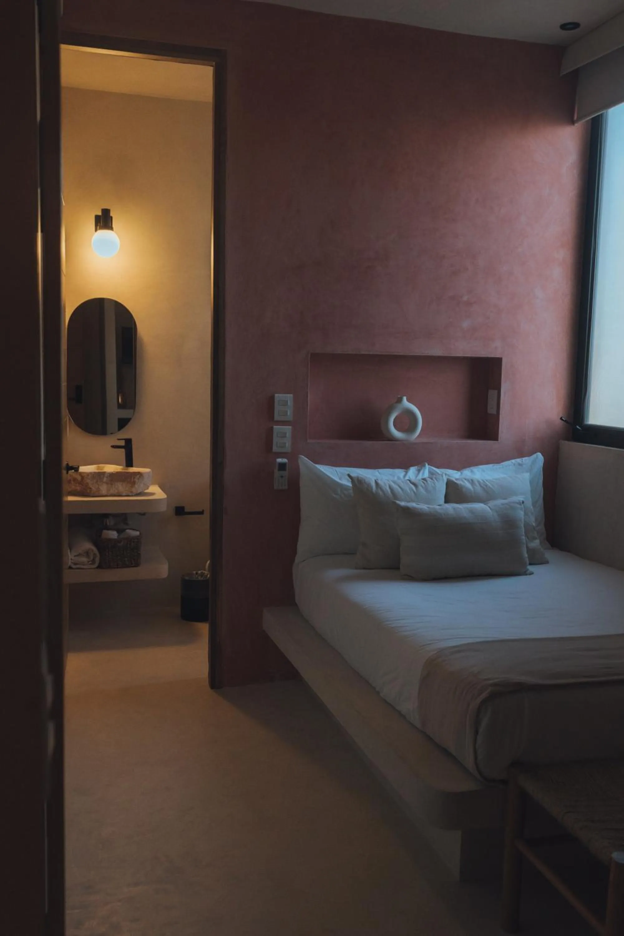 Bed in Casa Peregrino Holbox