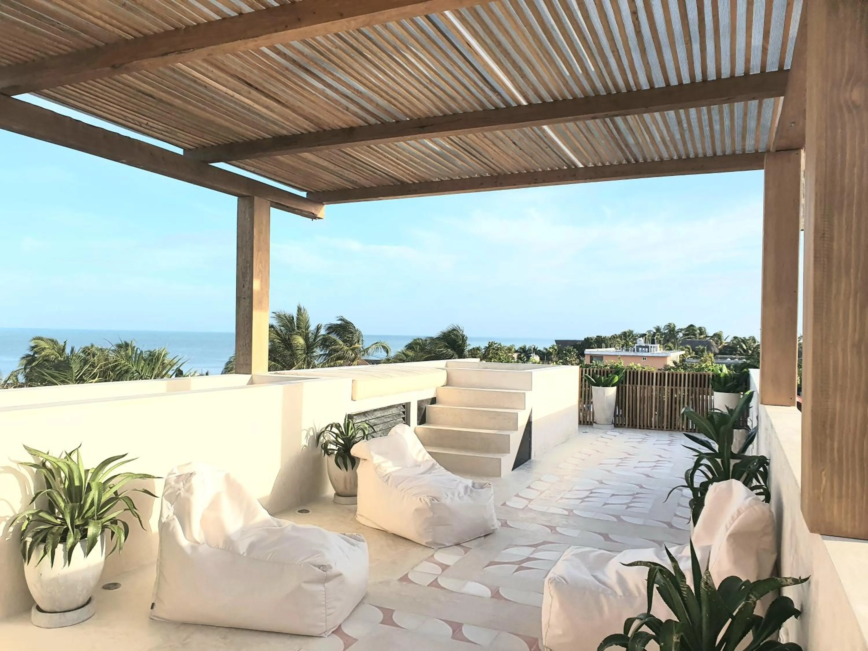 Balcony/Terrace in Casa Peregrino Holbox