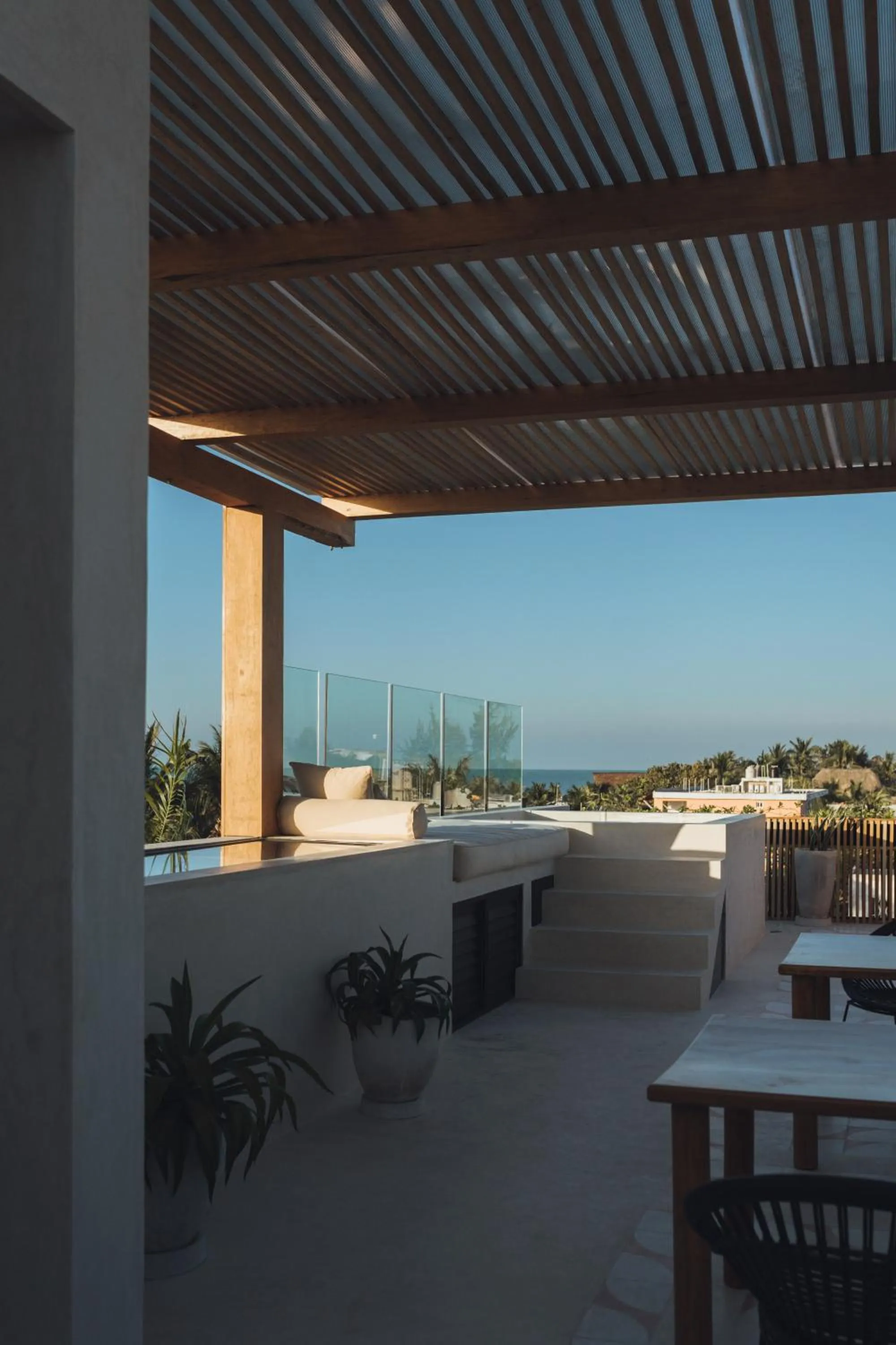 Balcony/Terrace in Casa Peregrino Holbox