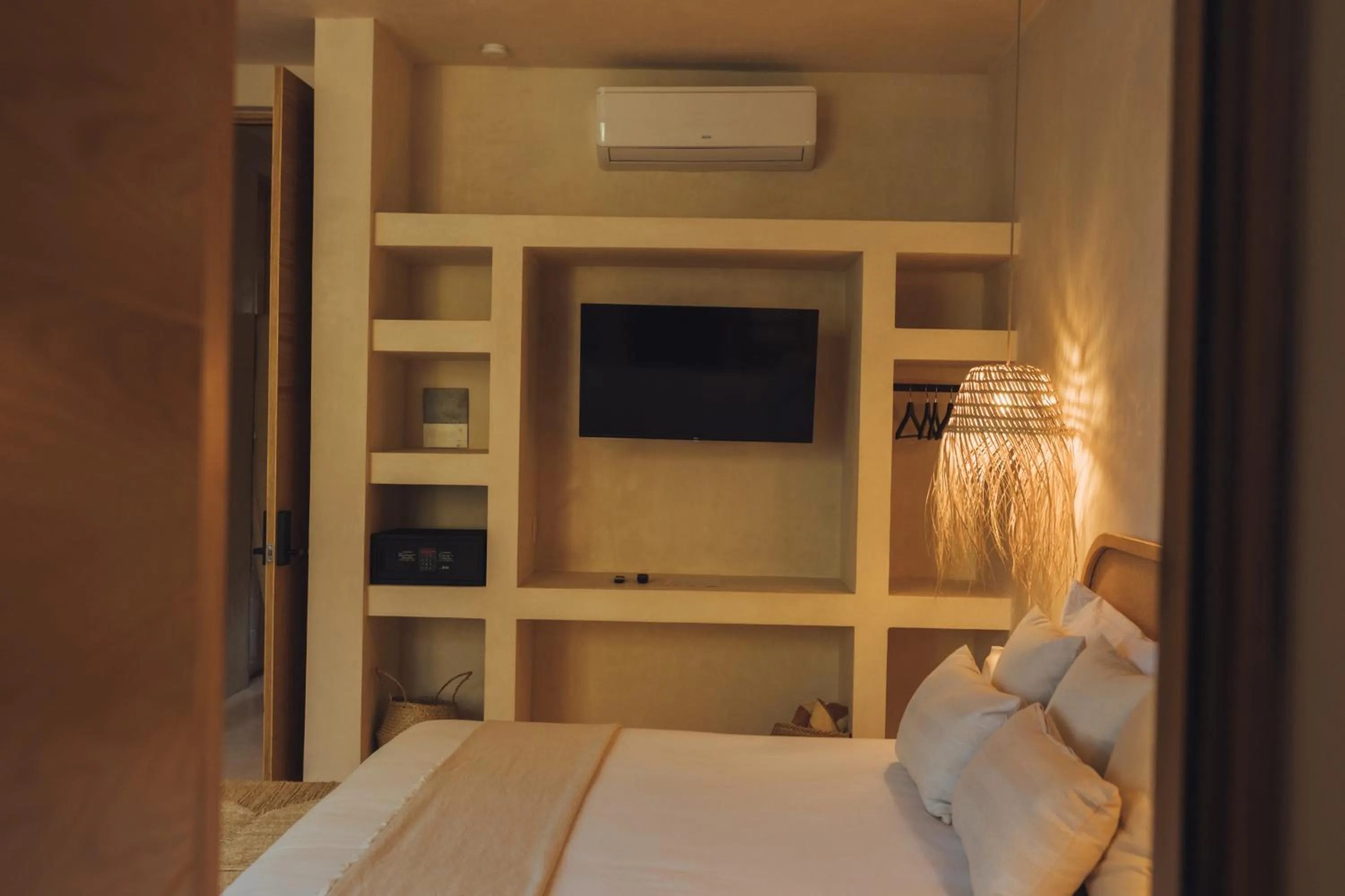 Bed in Casa Peregrino Holbox