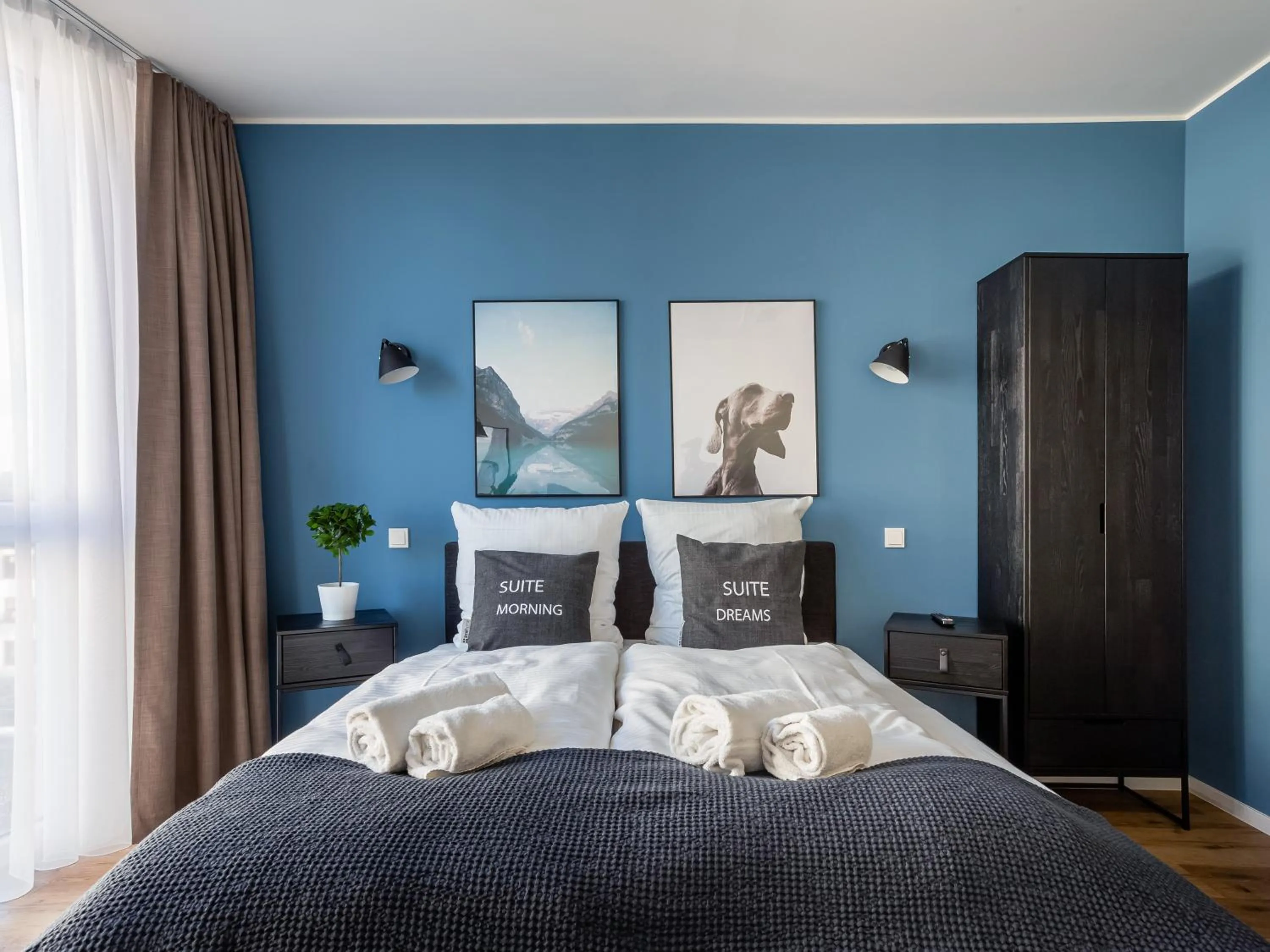 Bed in Limehome Mönchengladbach Fliethstraße