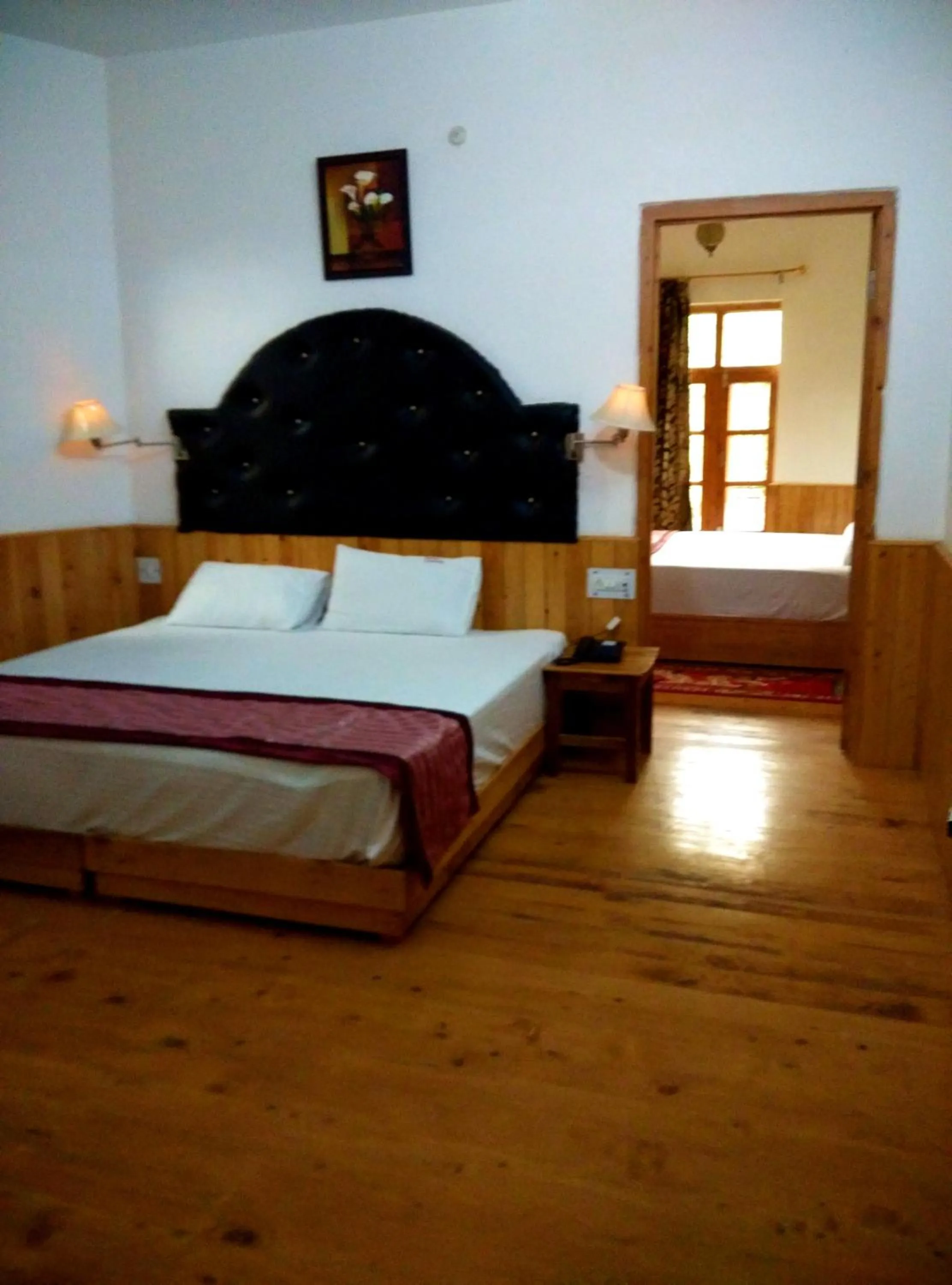 Bed in Countryside Himalayan Resort