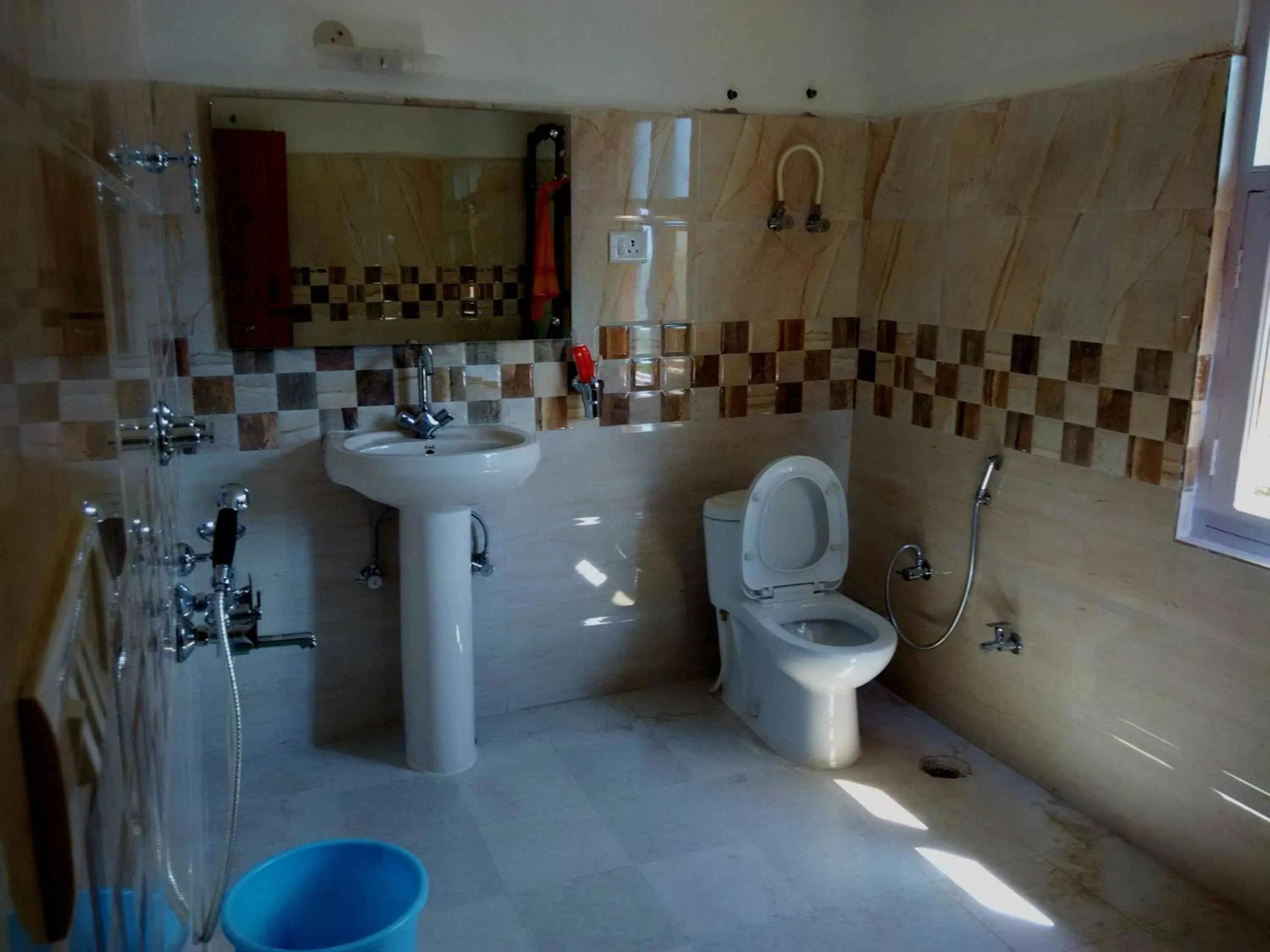 Bathroom in Countryside Himalayan Resort