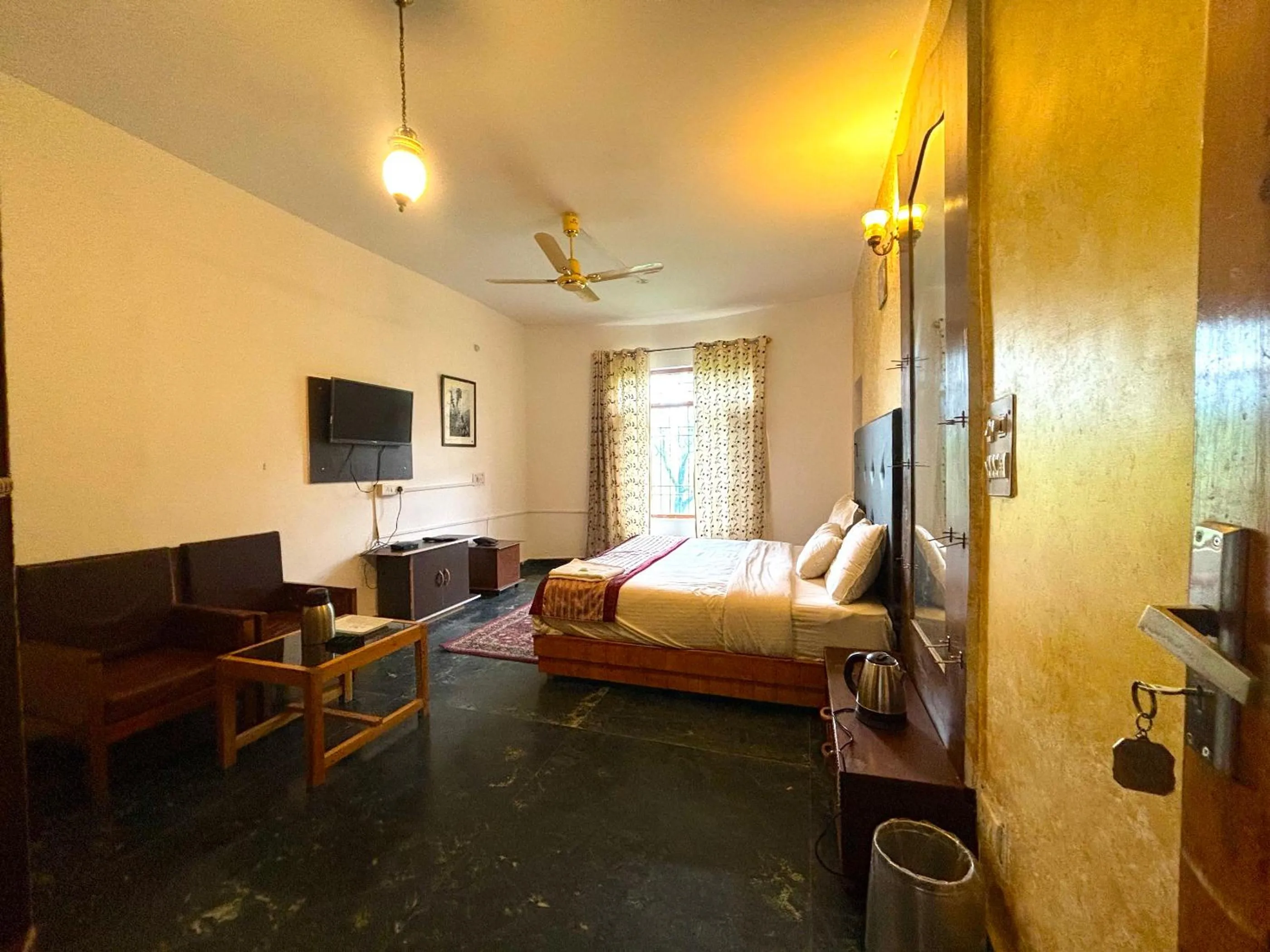 Bed in Countryside Himalayan Resort