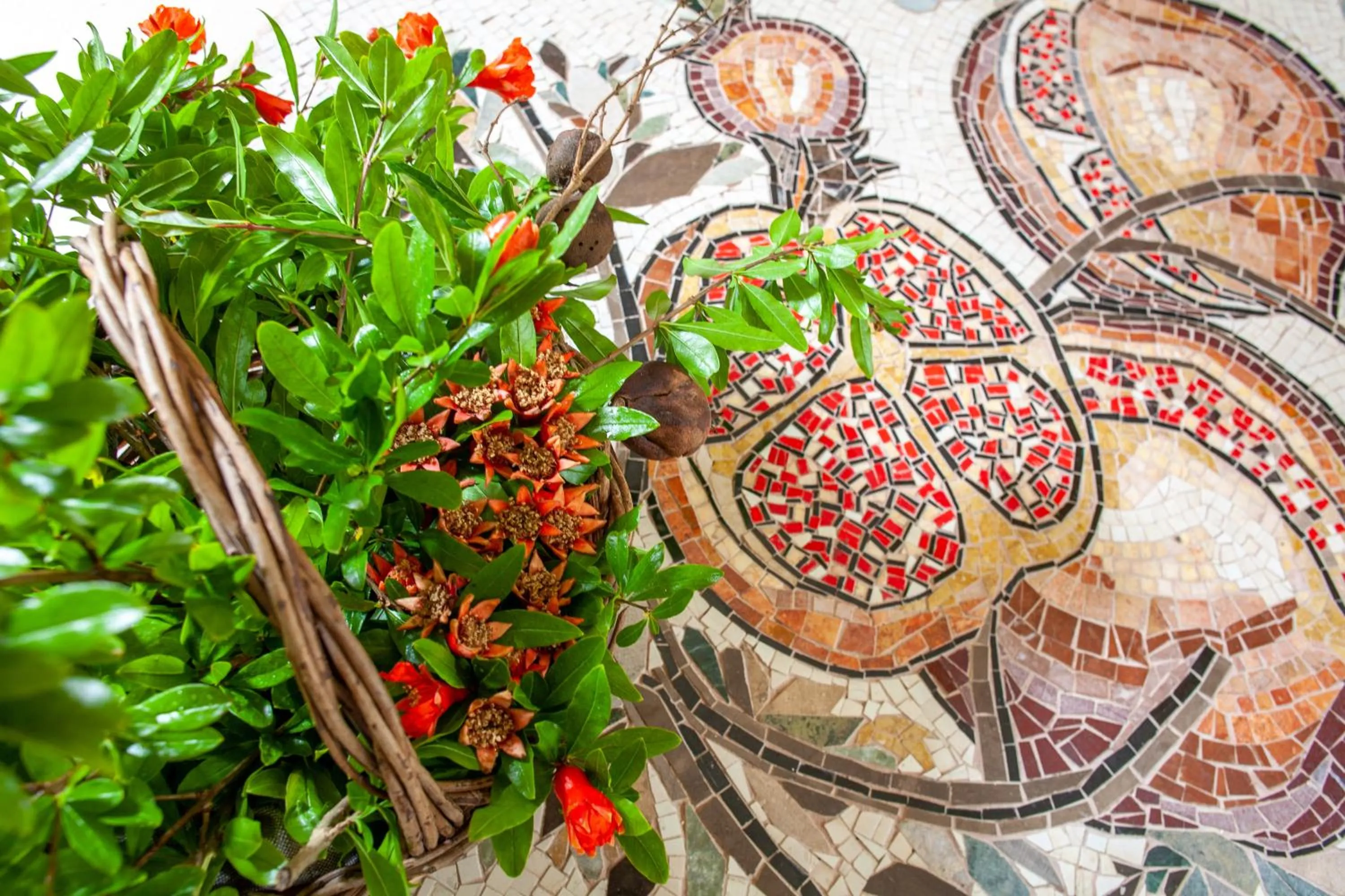 Decorative detail in Naturalis Bio Resort