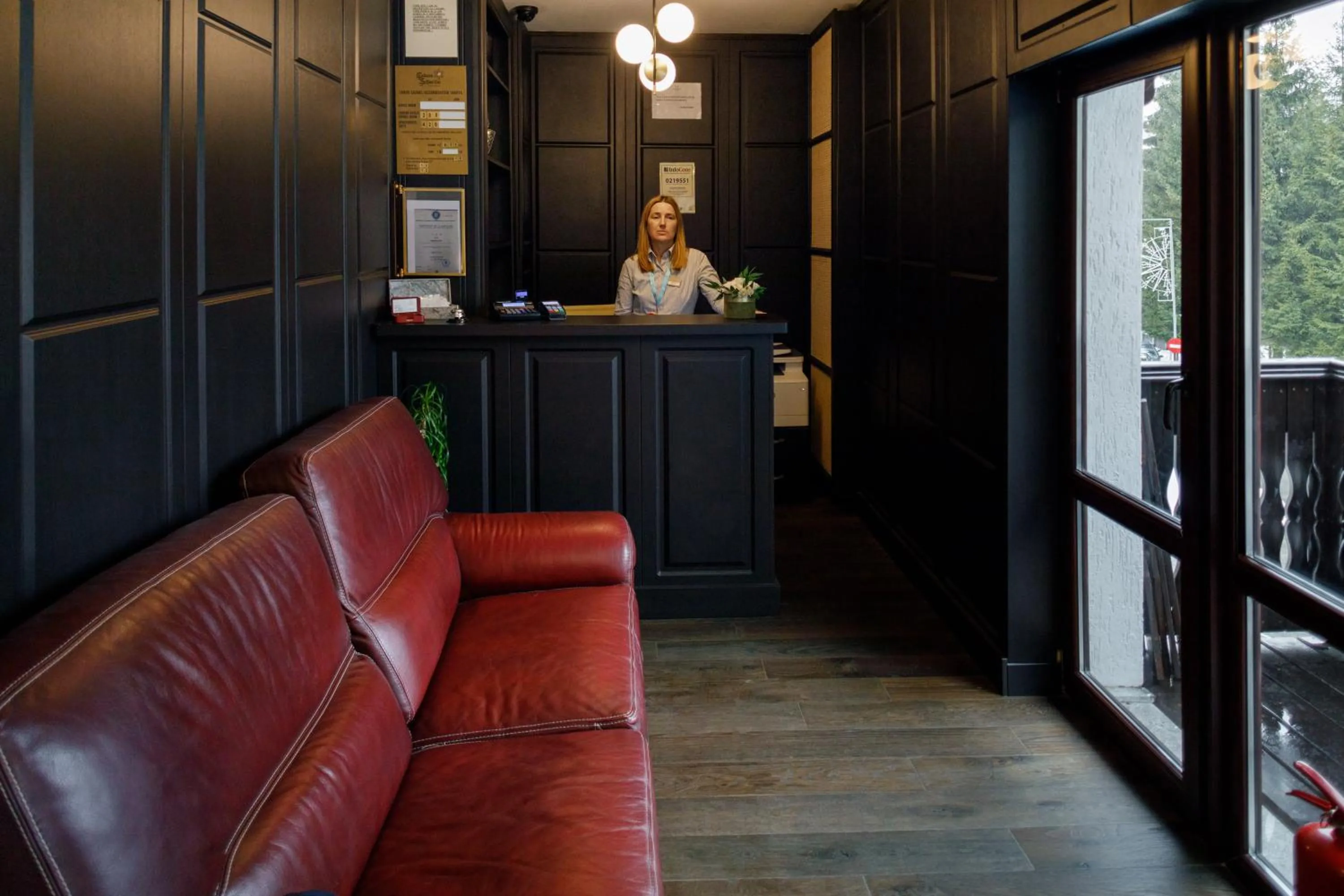 Lobby or reception in Manor Ski Hotel