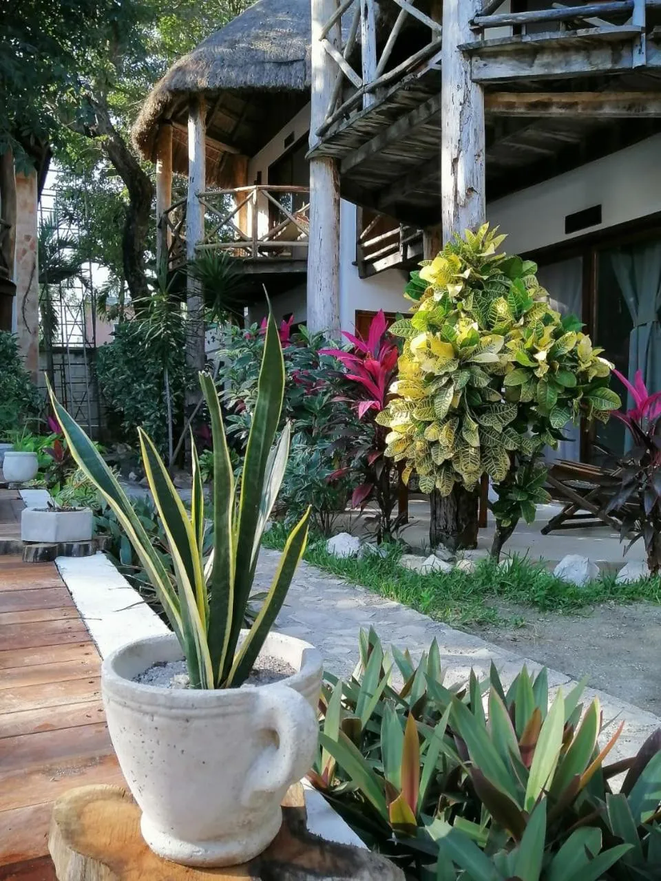 Patio in Cabañas Laguna
