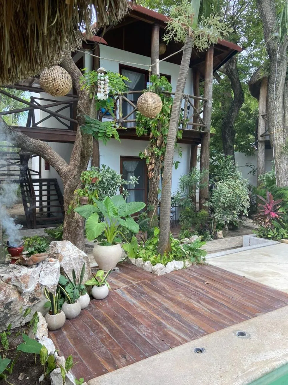 Patio in Cabañas Laguna