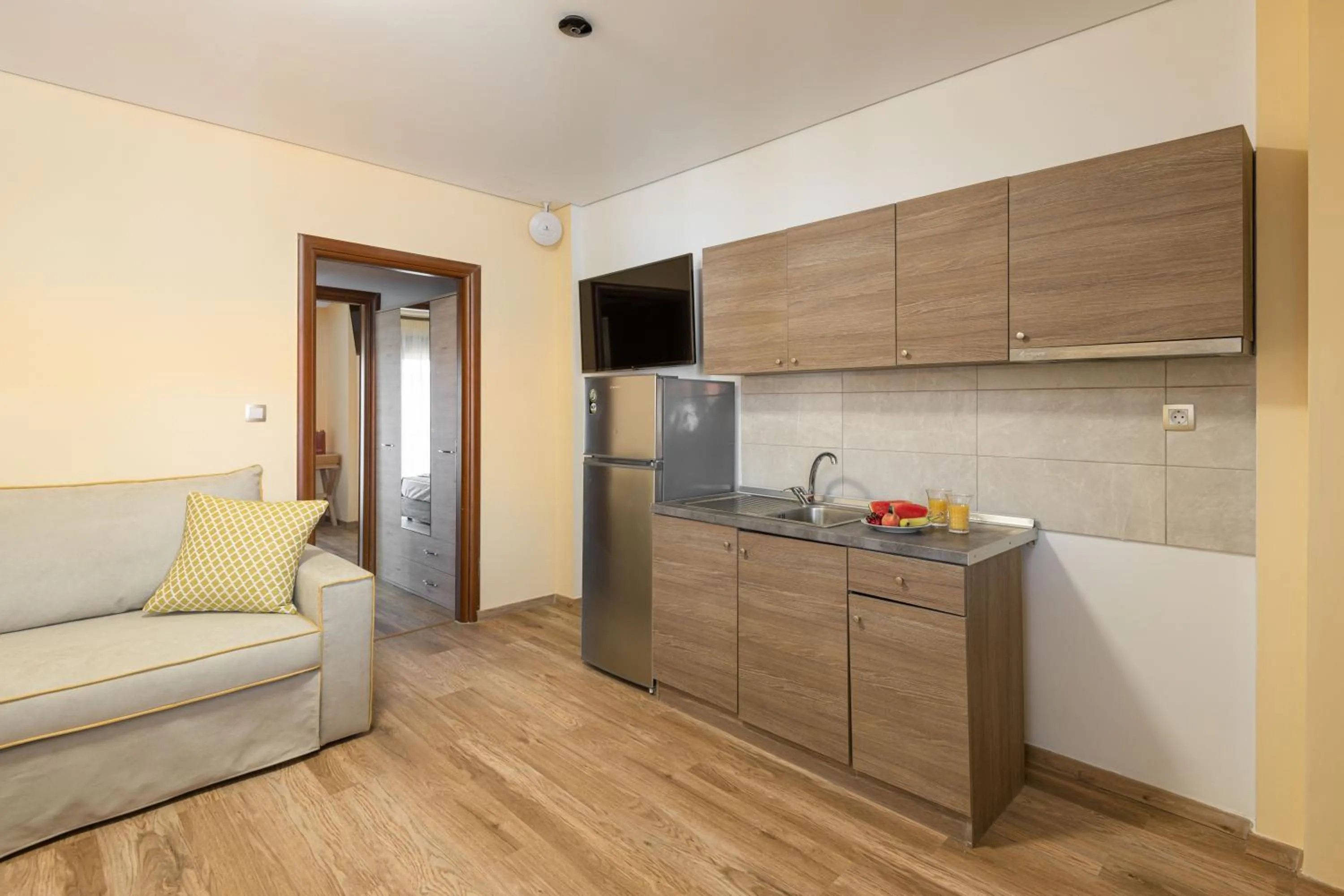 Kitchen or kitchenette in Regos Resort Hotel