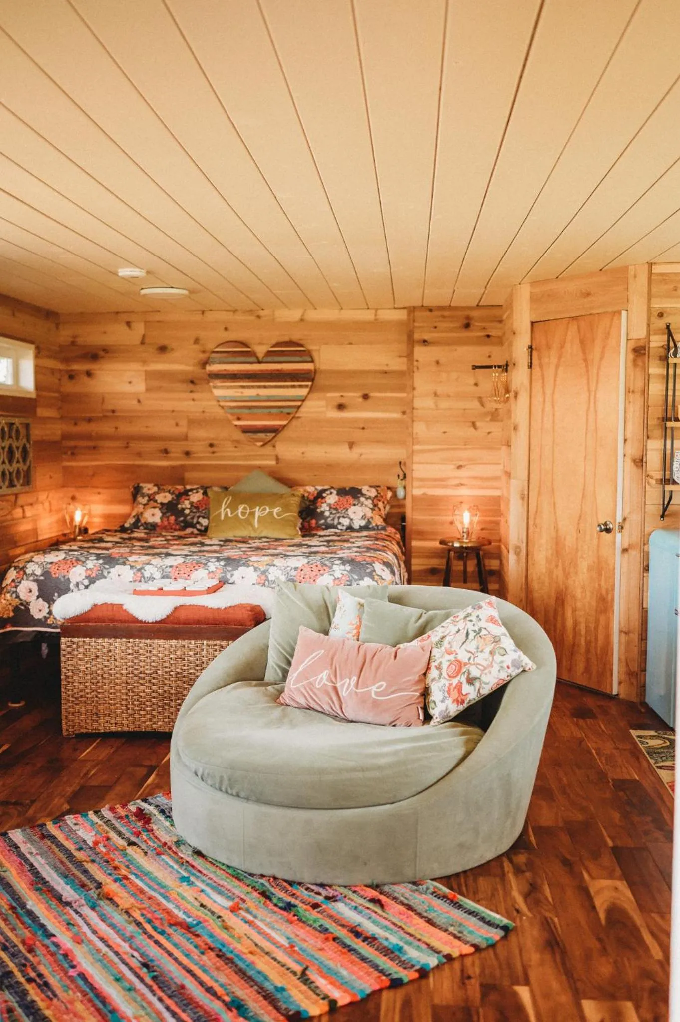 Bed in Dungeness Bay Cottages