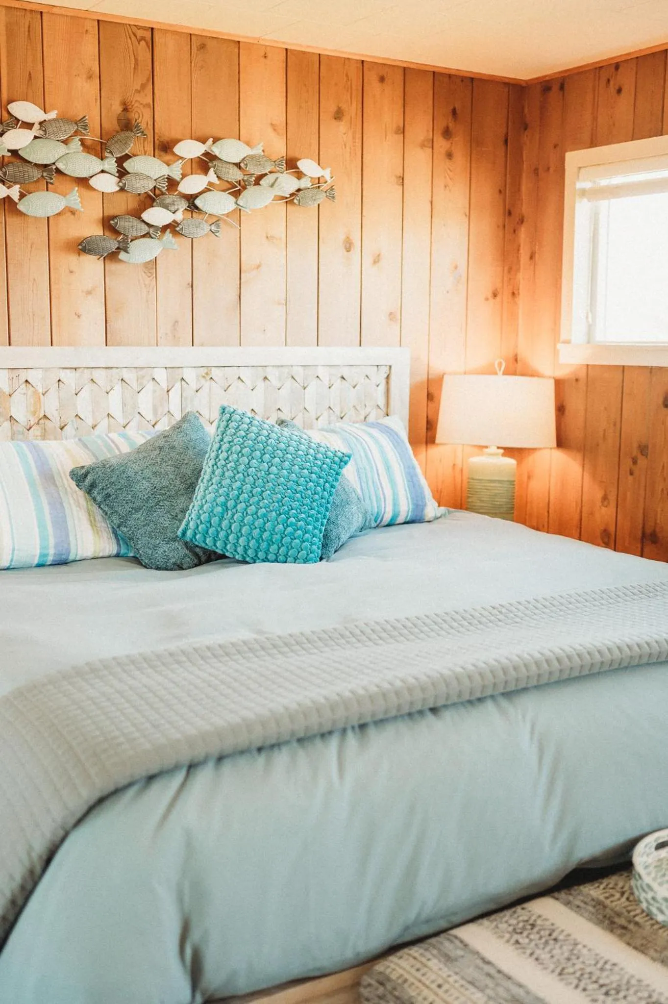 Bed in Dungeness Bay Cottages