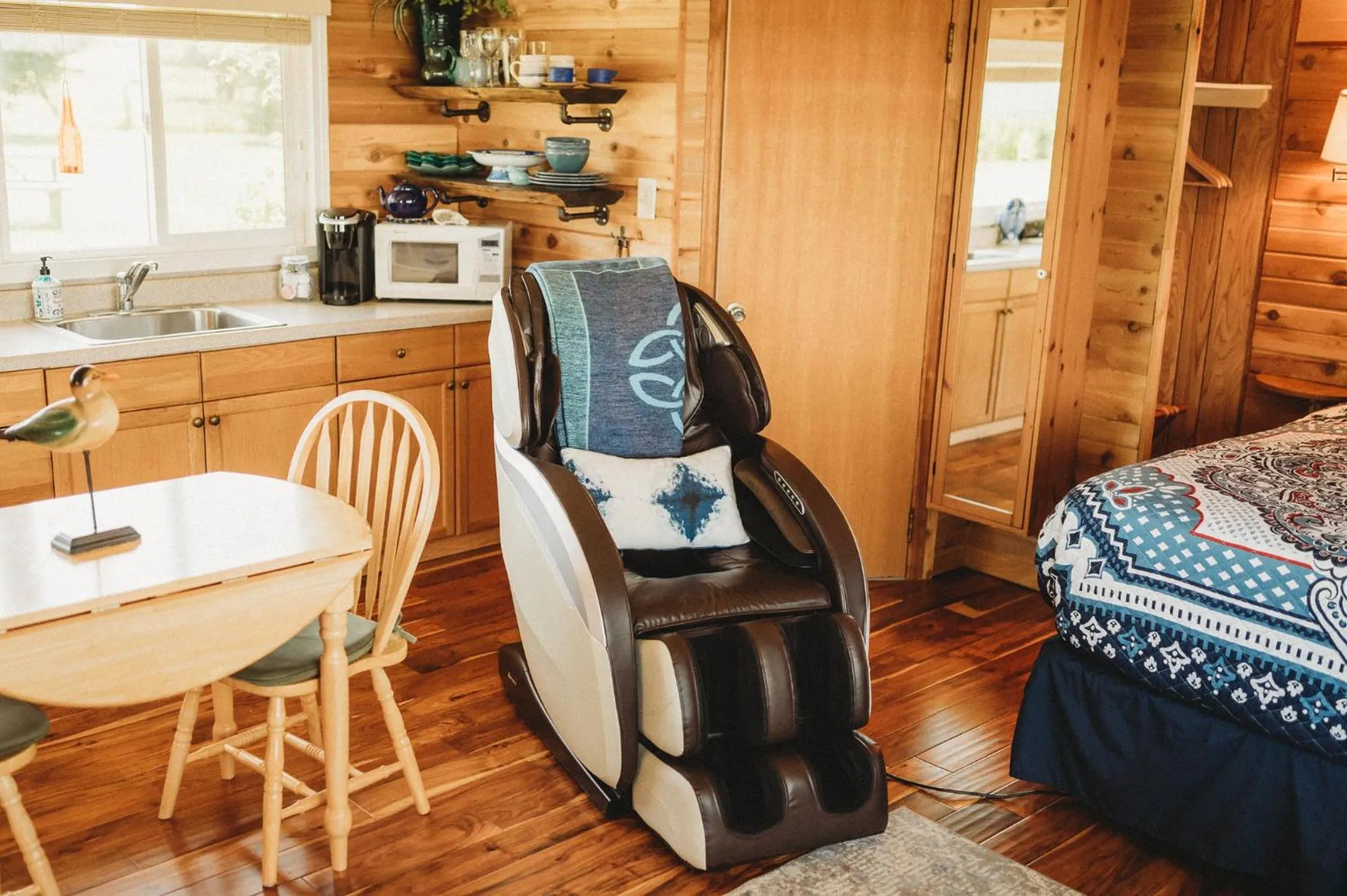 Bed in Dungeness Bay Cottages