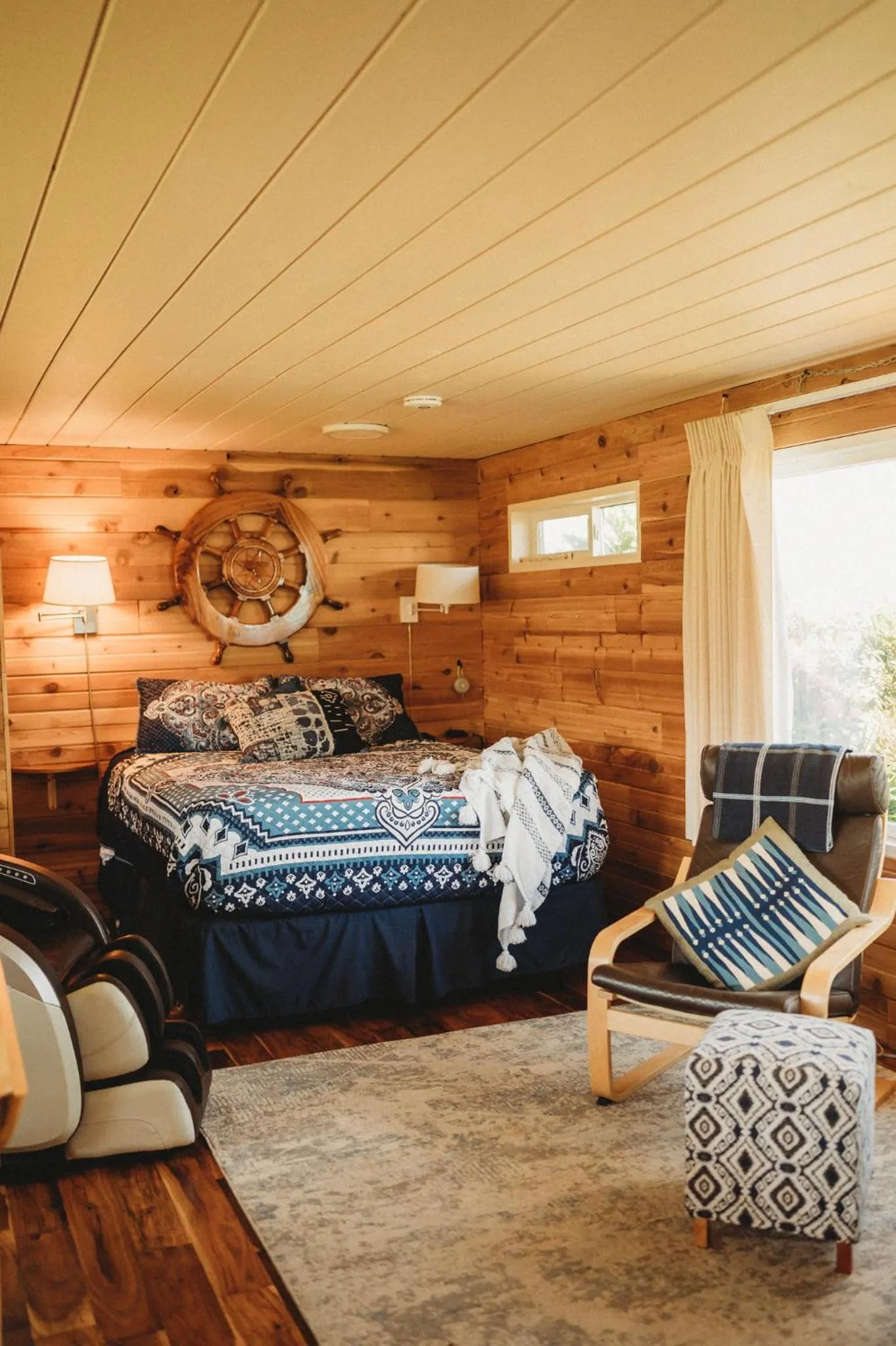 Bed in Dungeness Bay Cottages