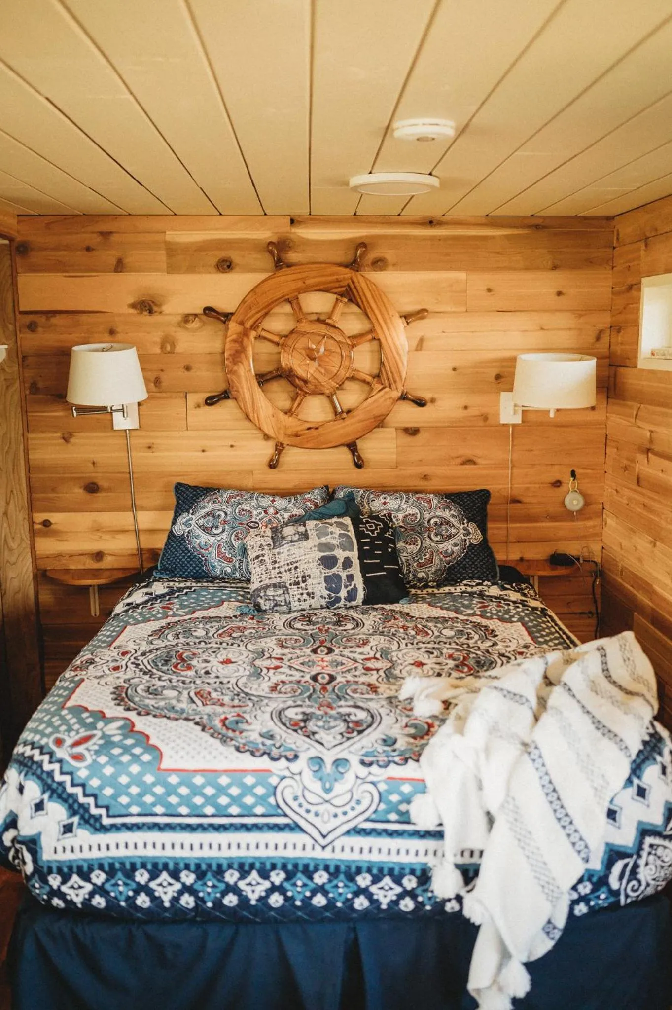 Bed in Dungeness Bay Cottages