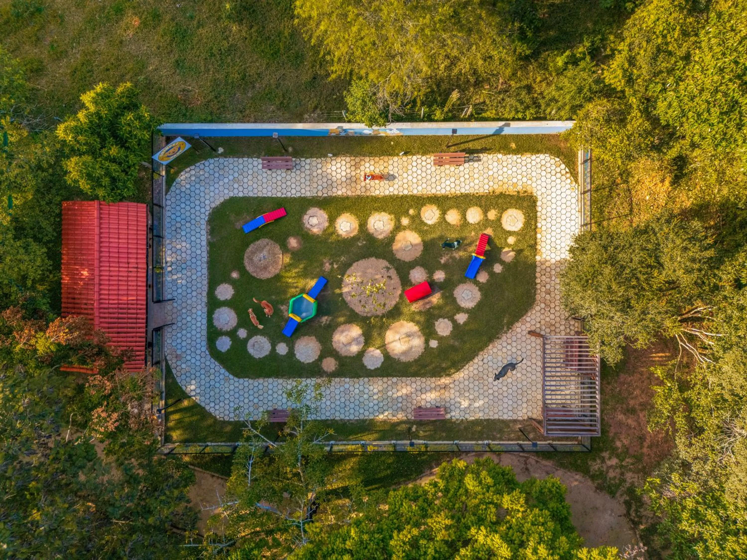 Bird's eye view in Grinbergs Village Hotel