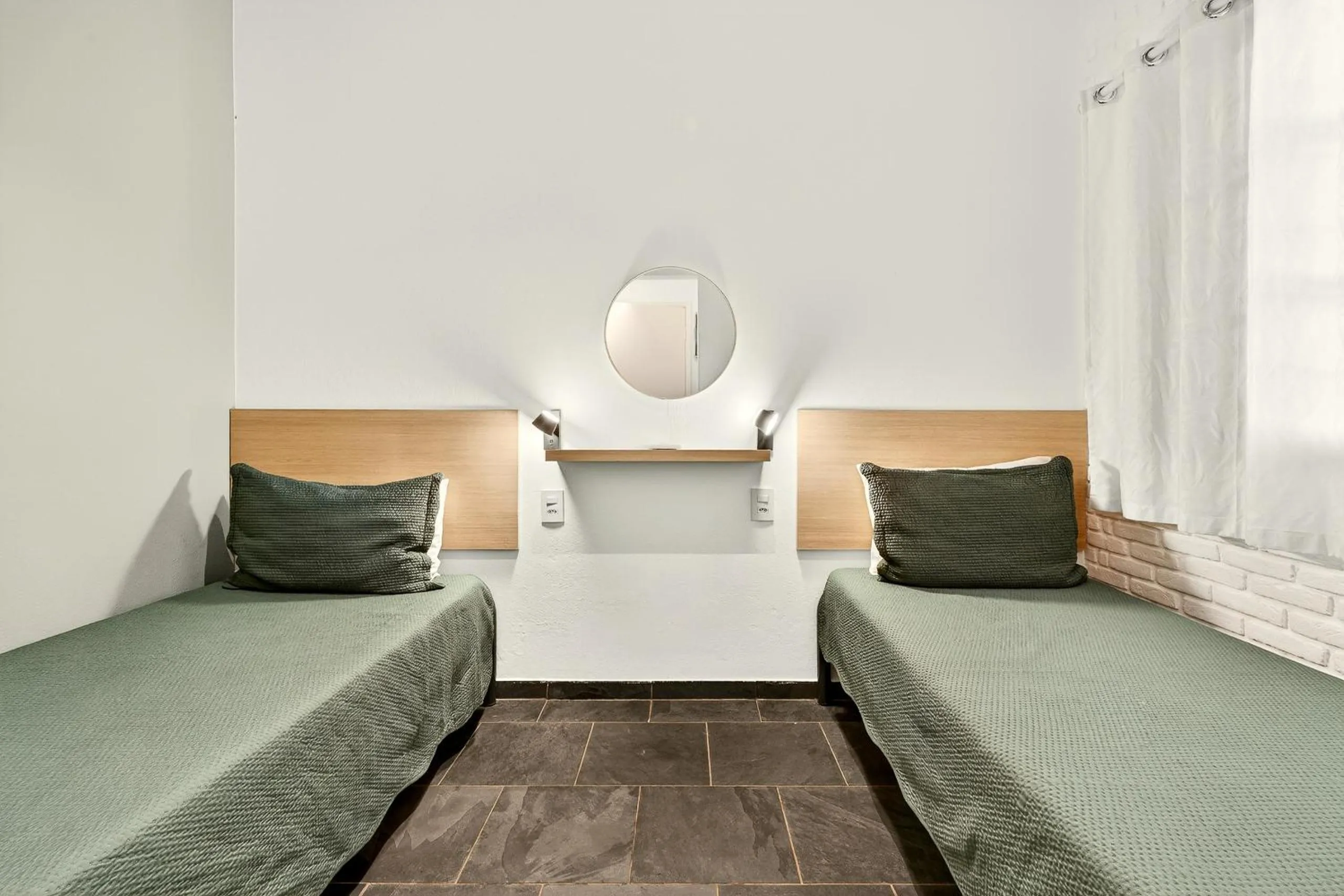 Photo of the whole room, Bed in Grinbergs Village Hotel