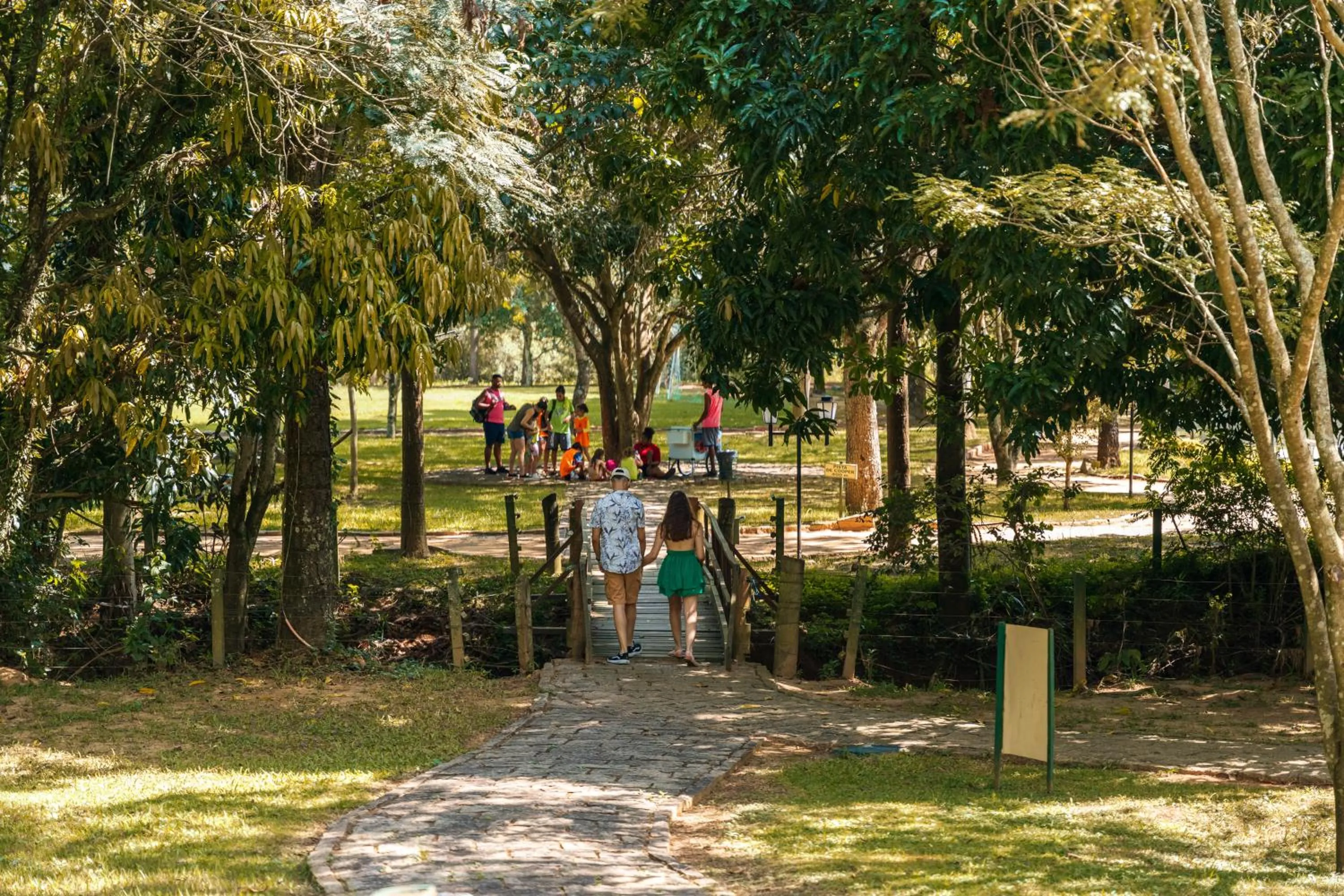 People in Grinbergs Village Hotel