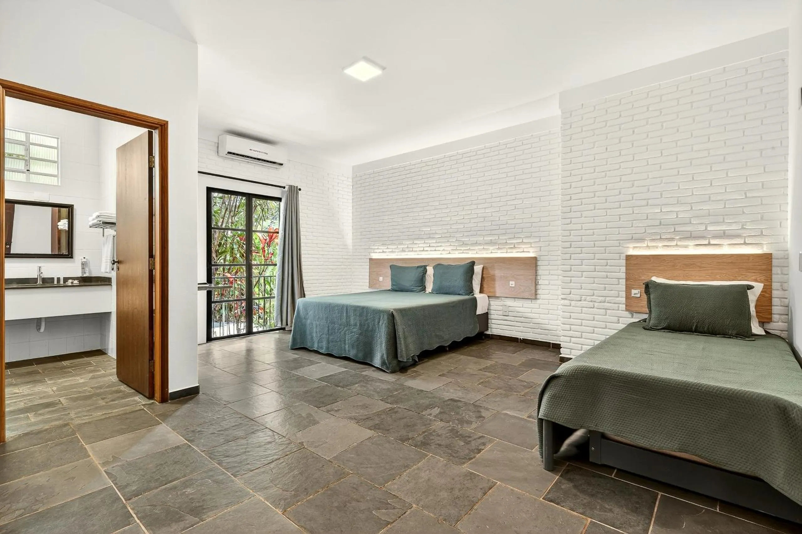 Photo of the whole room, Bed in Grinbergs Village Hotel