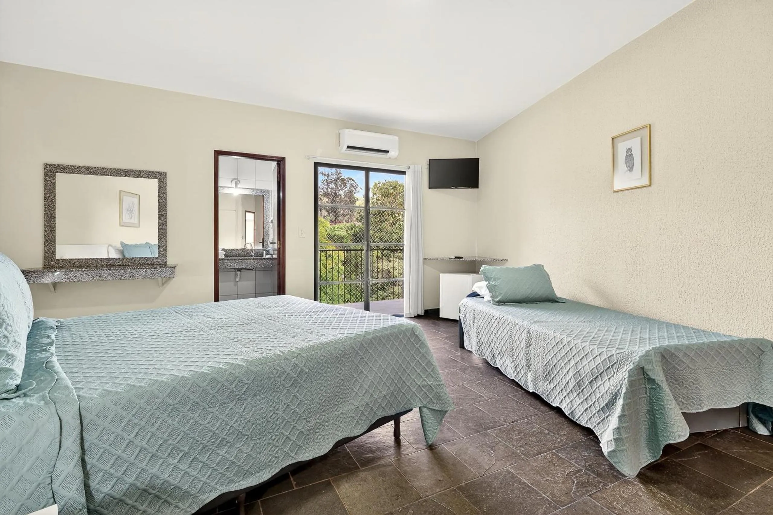 Photo of the whole room, Bed in Grinbergs Village Hotel