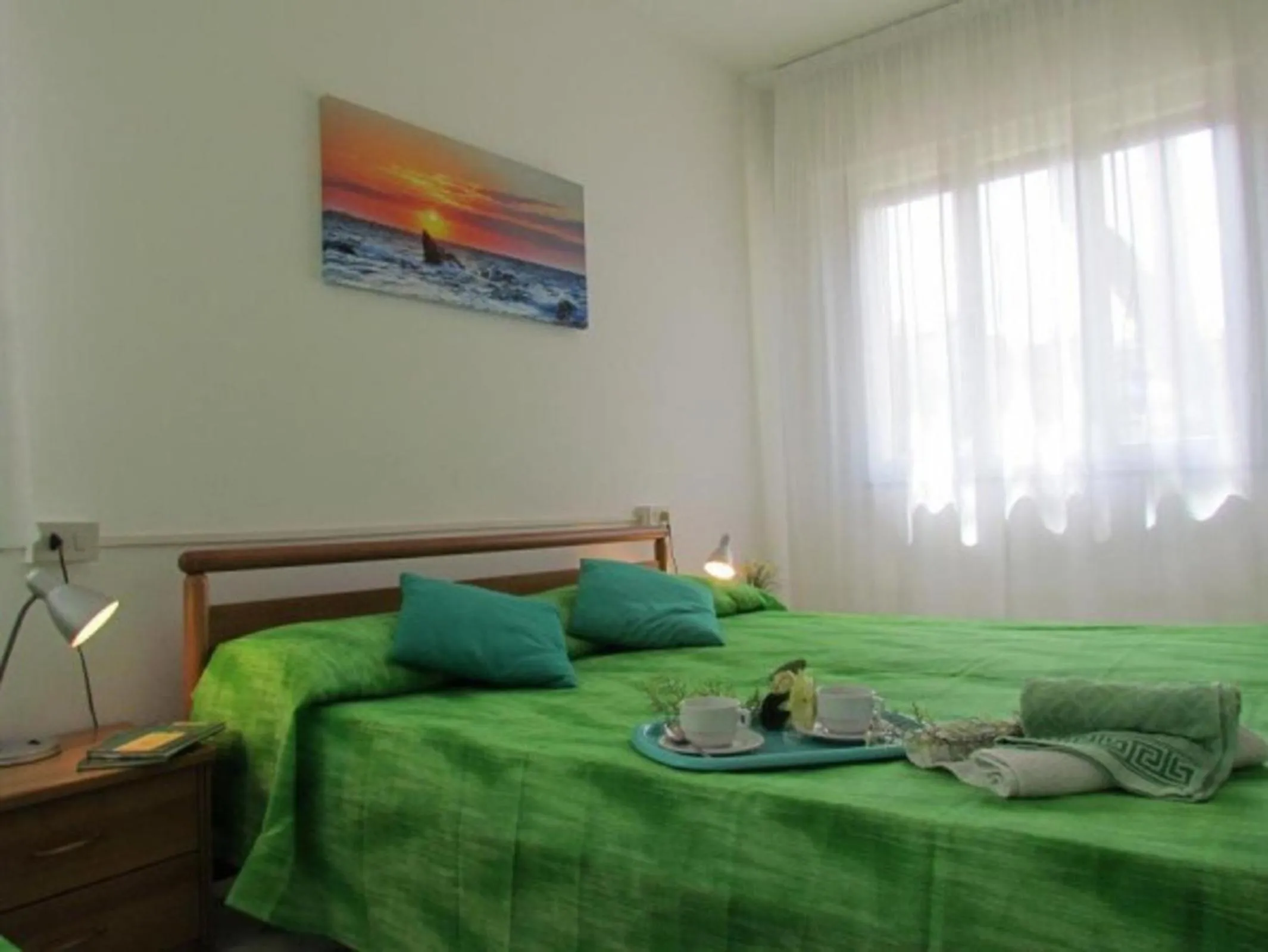 Stay near the beach and thermal area