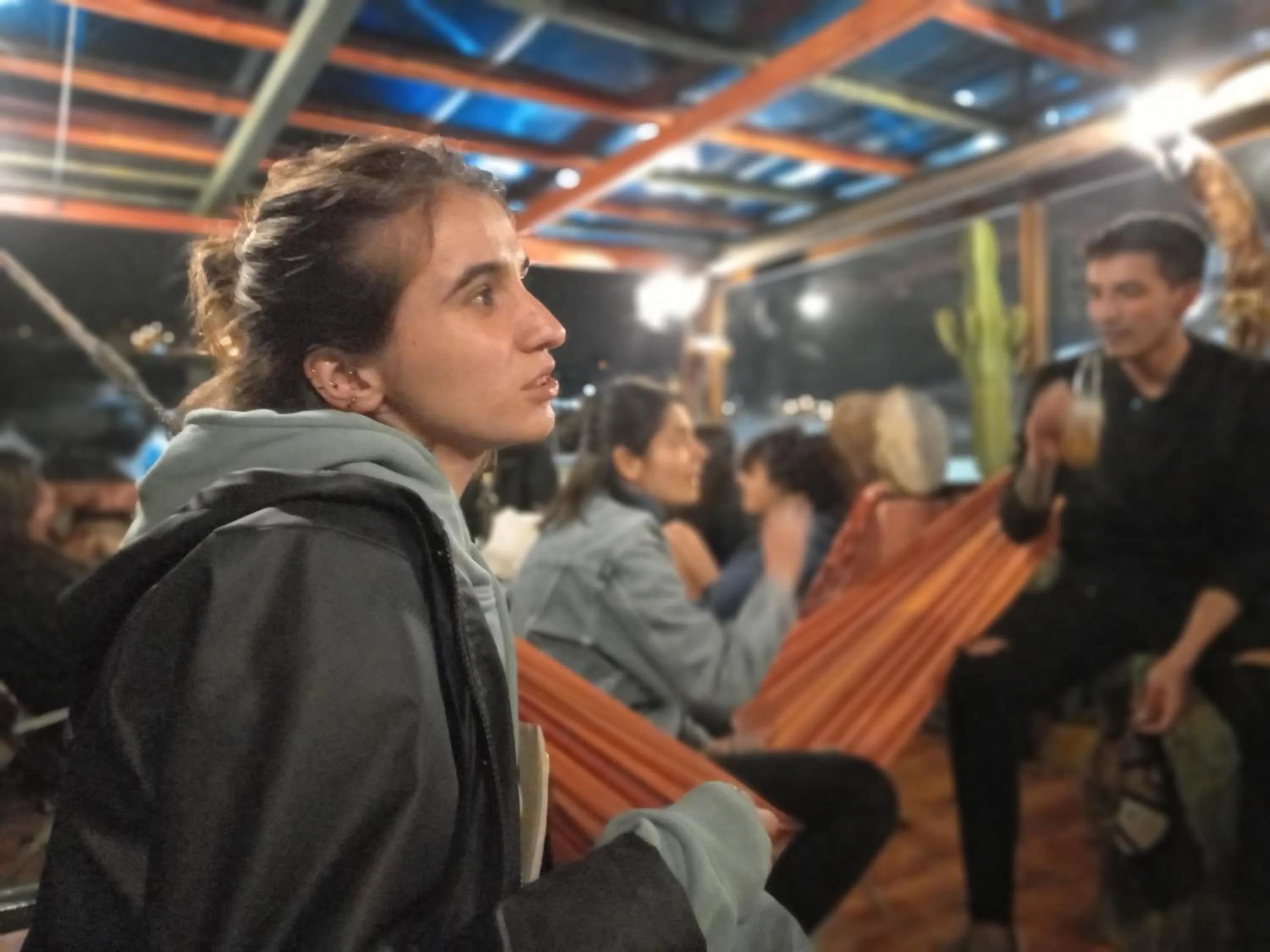 People in Flying Donkey