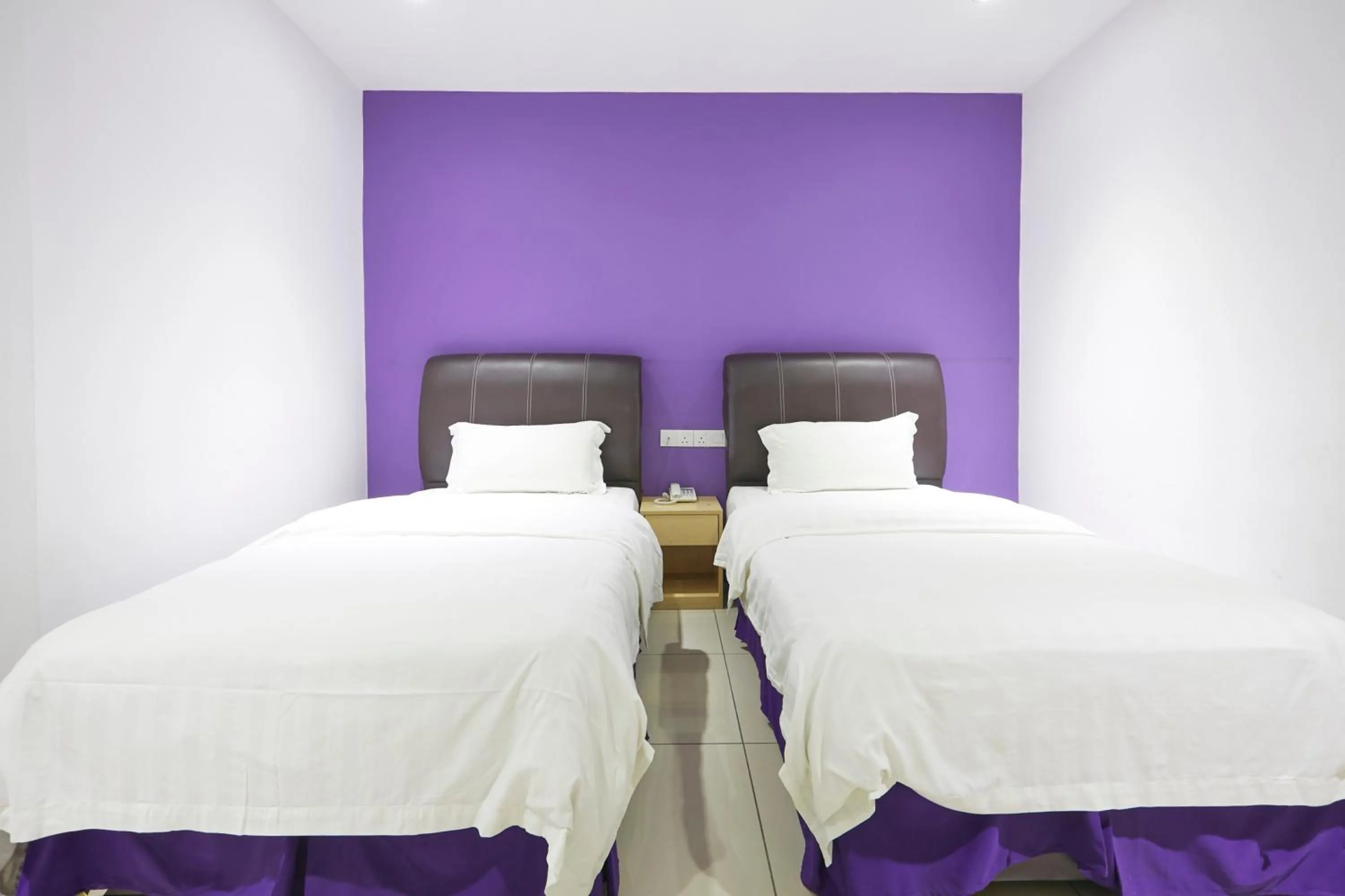 Bed in East Sun Hotel Sekinchan Self Check In