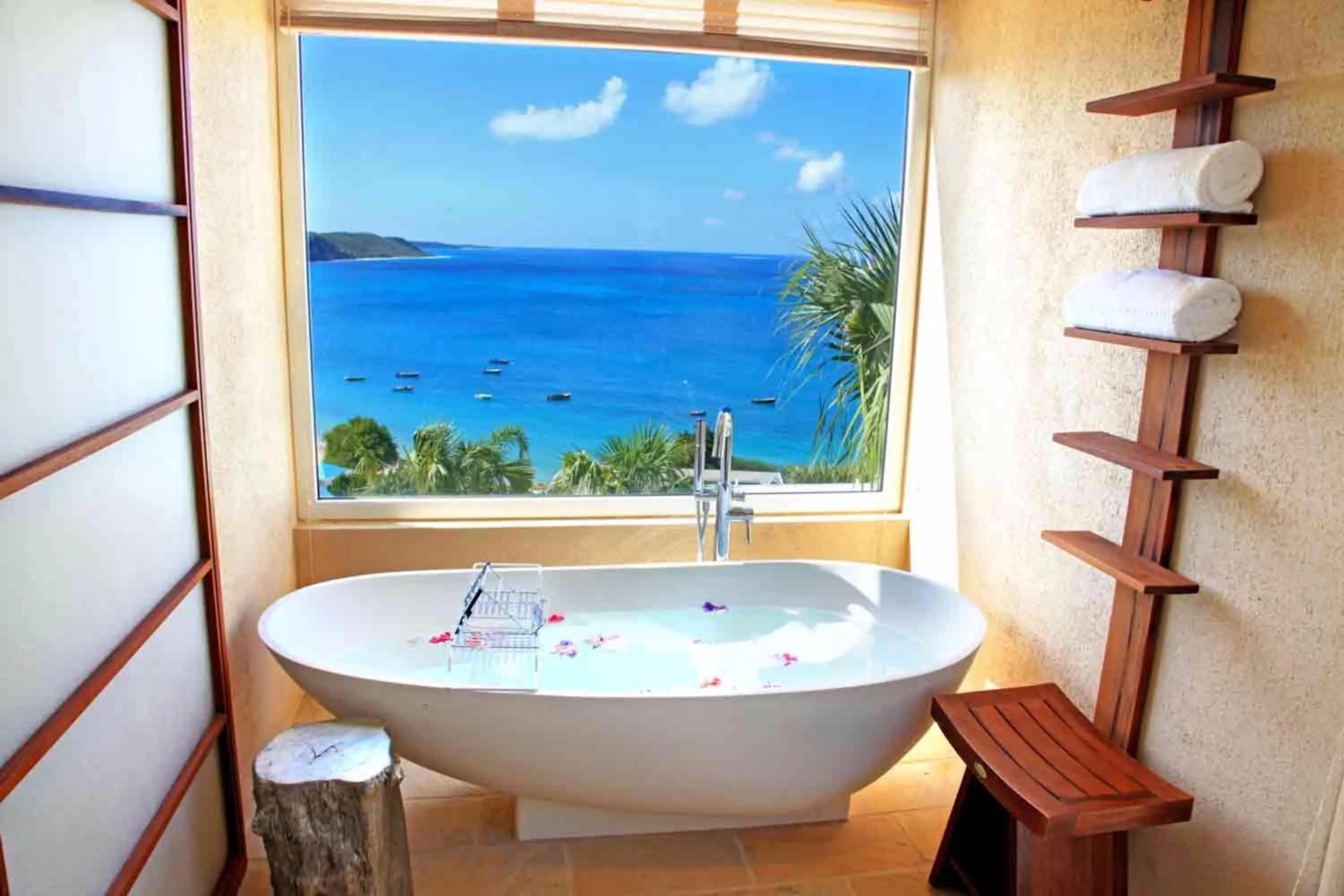 Bathroom in CeBlue Villas