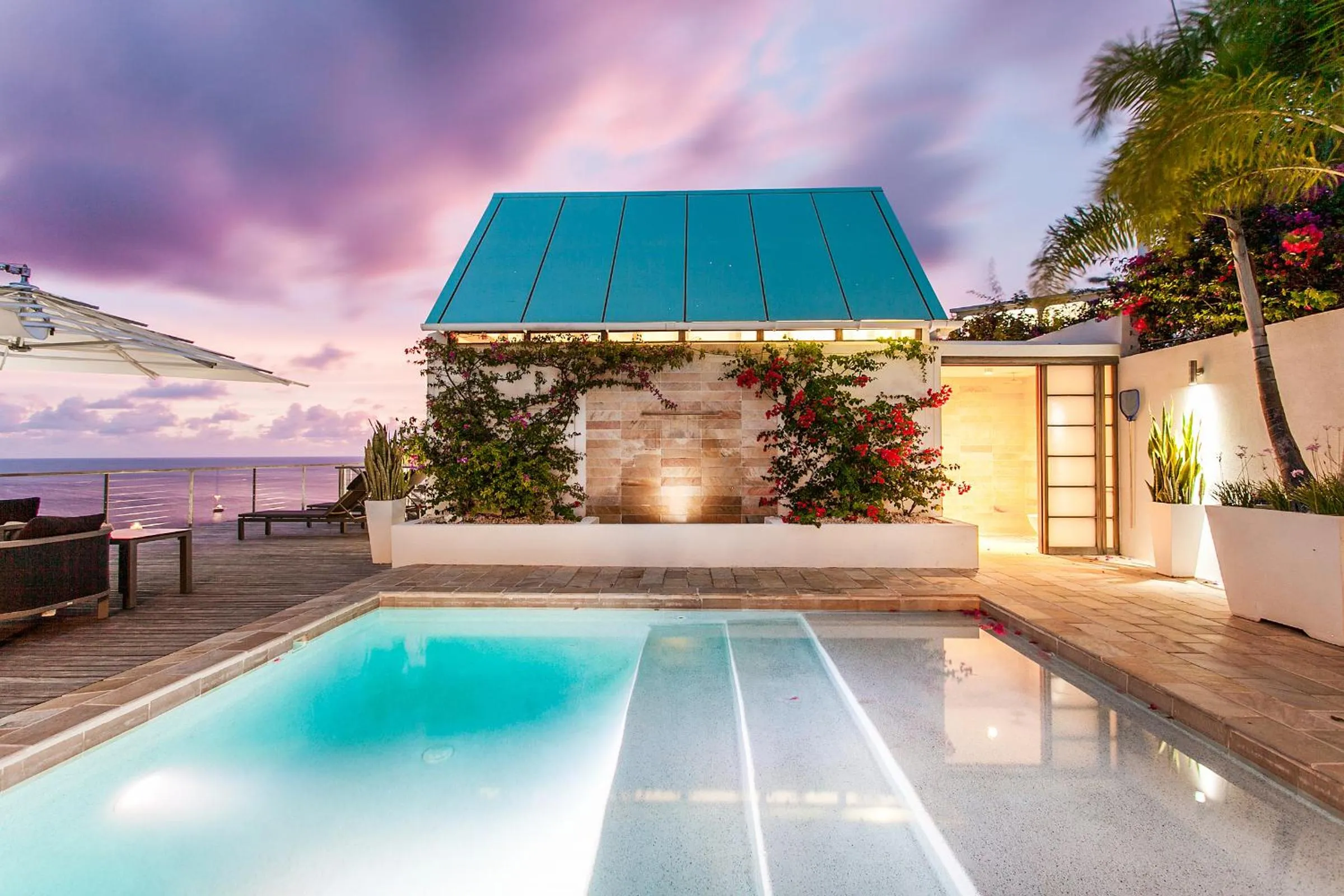 Swimming pool in CeBlue Villas