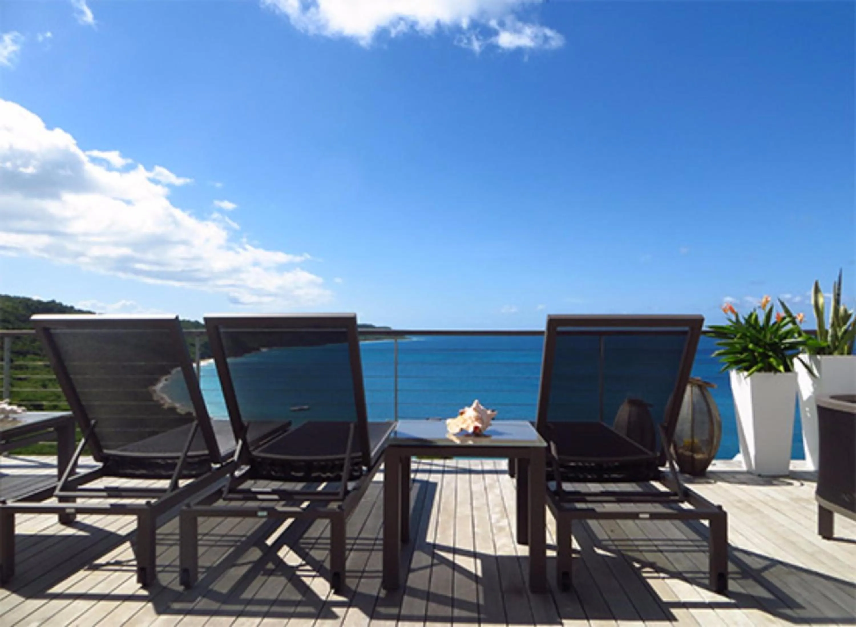 Patio in CeBlue Villas