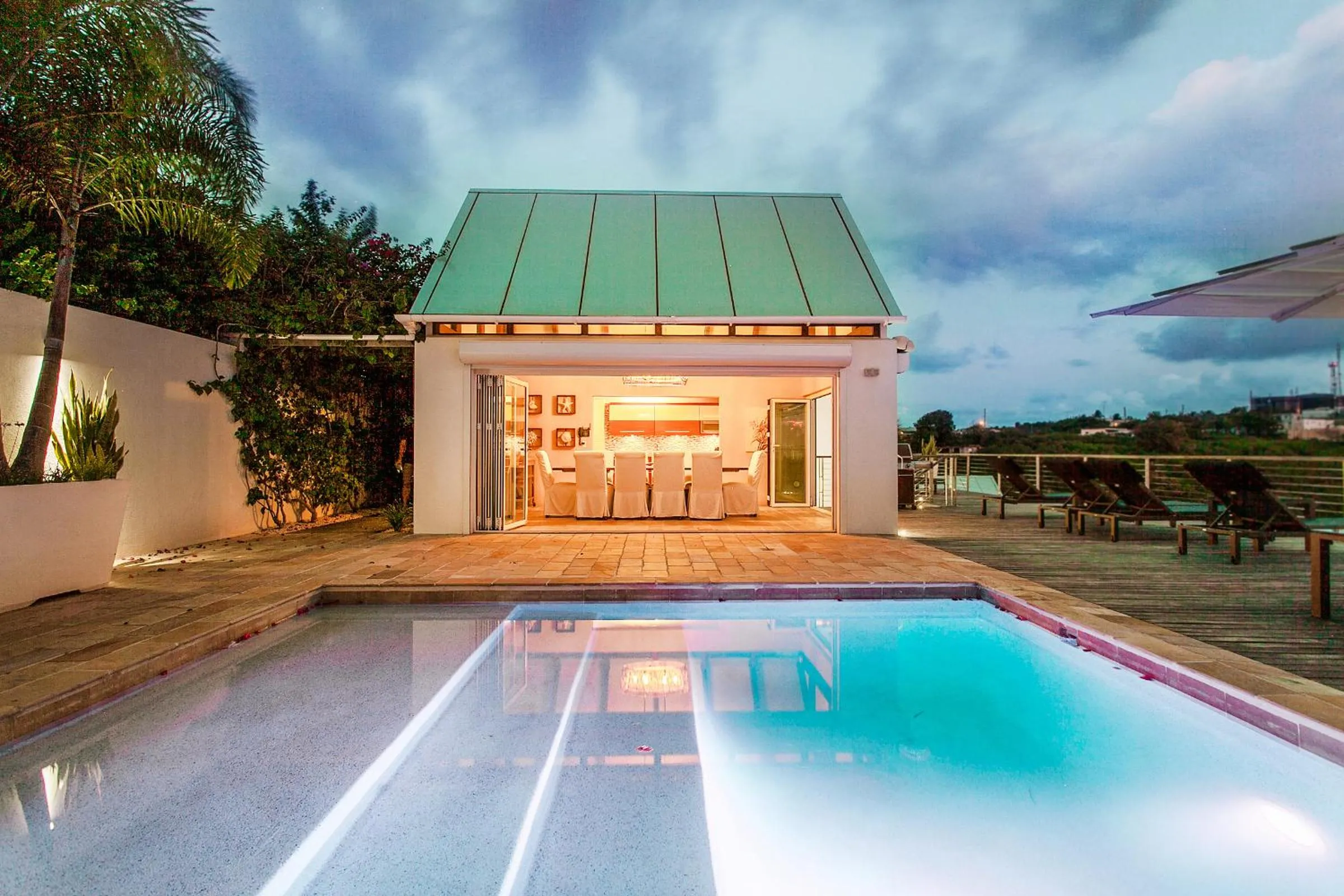 Swimming pool in CeBlue Villas