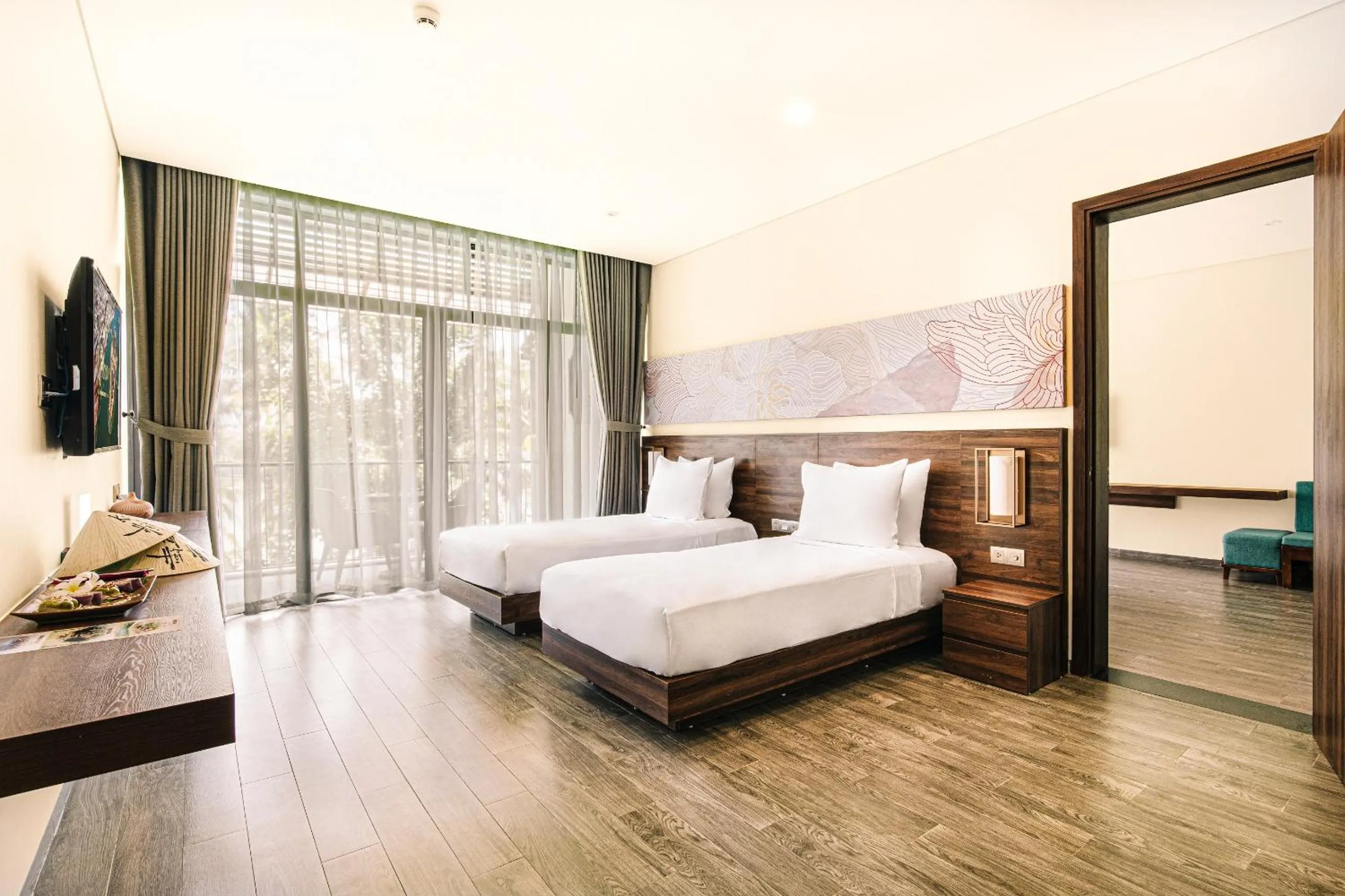 Bed in Hoi An Memories Resort & Spa