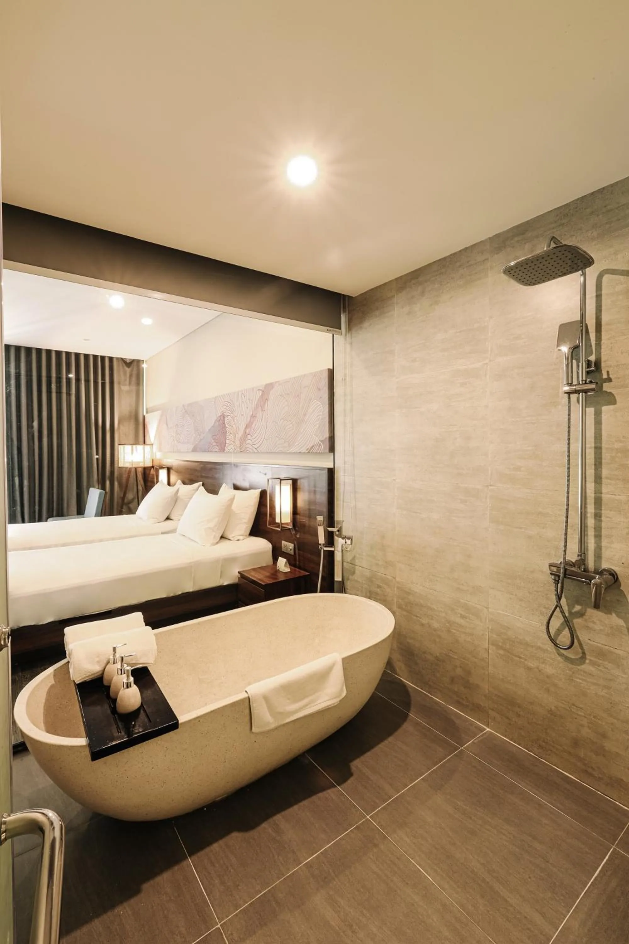 Shower, Bed in Hoi An Memories Resort & Spa