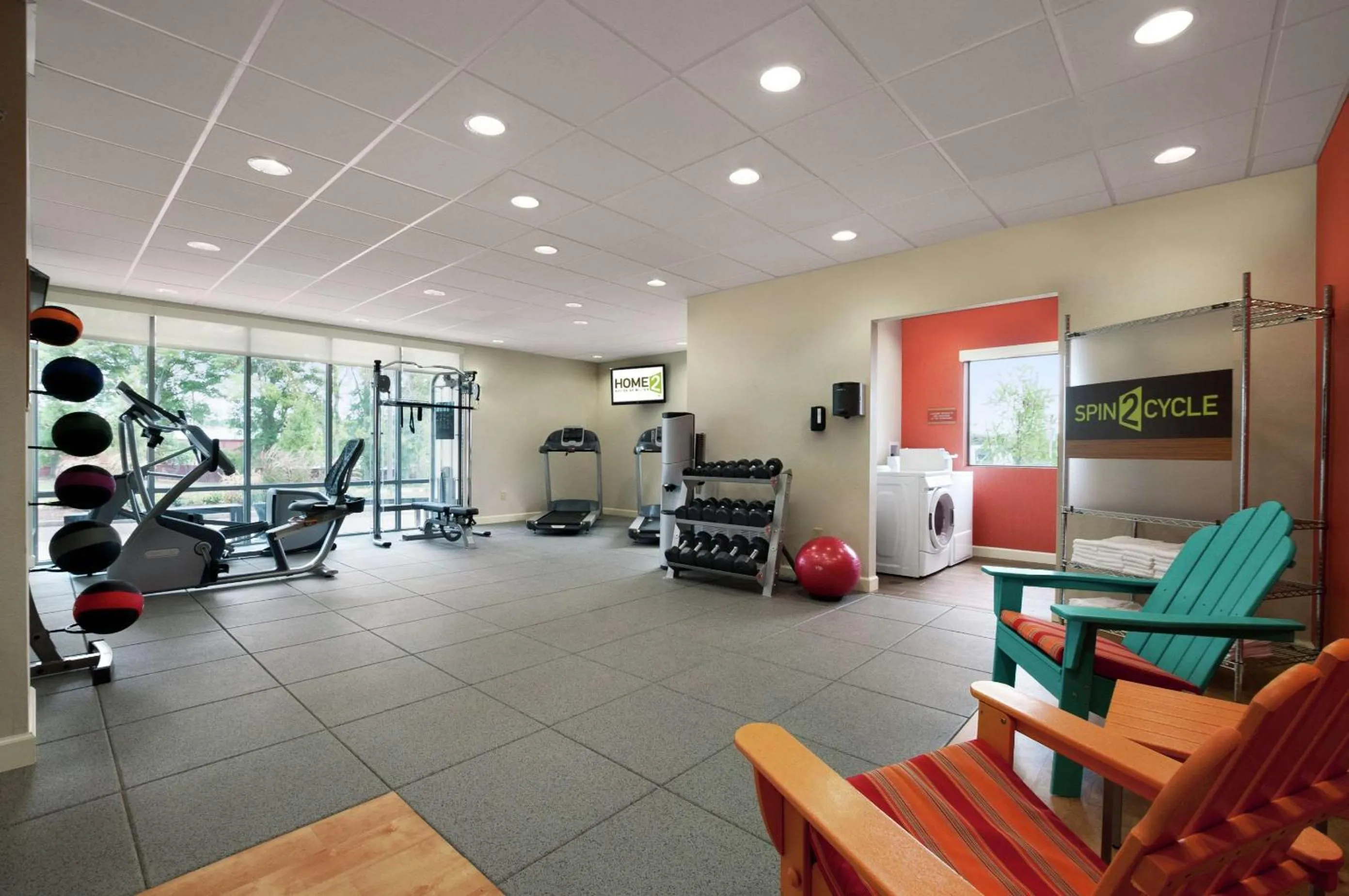 Fitness centre/facilities in Home2 Suites by Hilton Ridgeland