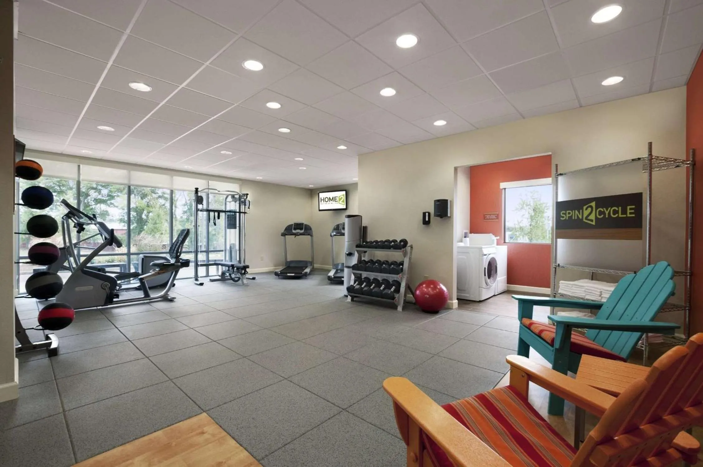 Fitness centre/facilities in Home2 Suites by Hilton Ridgeland
