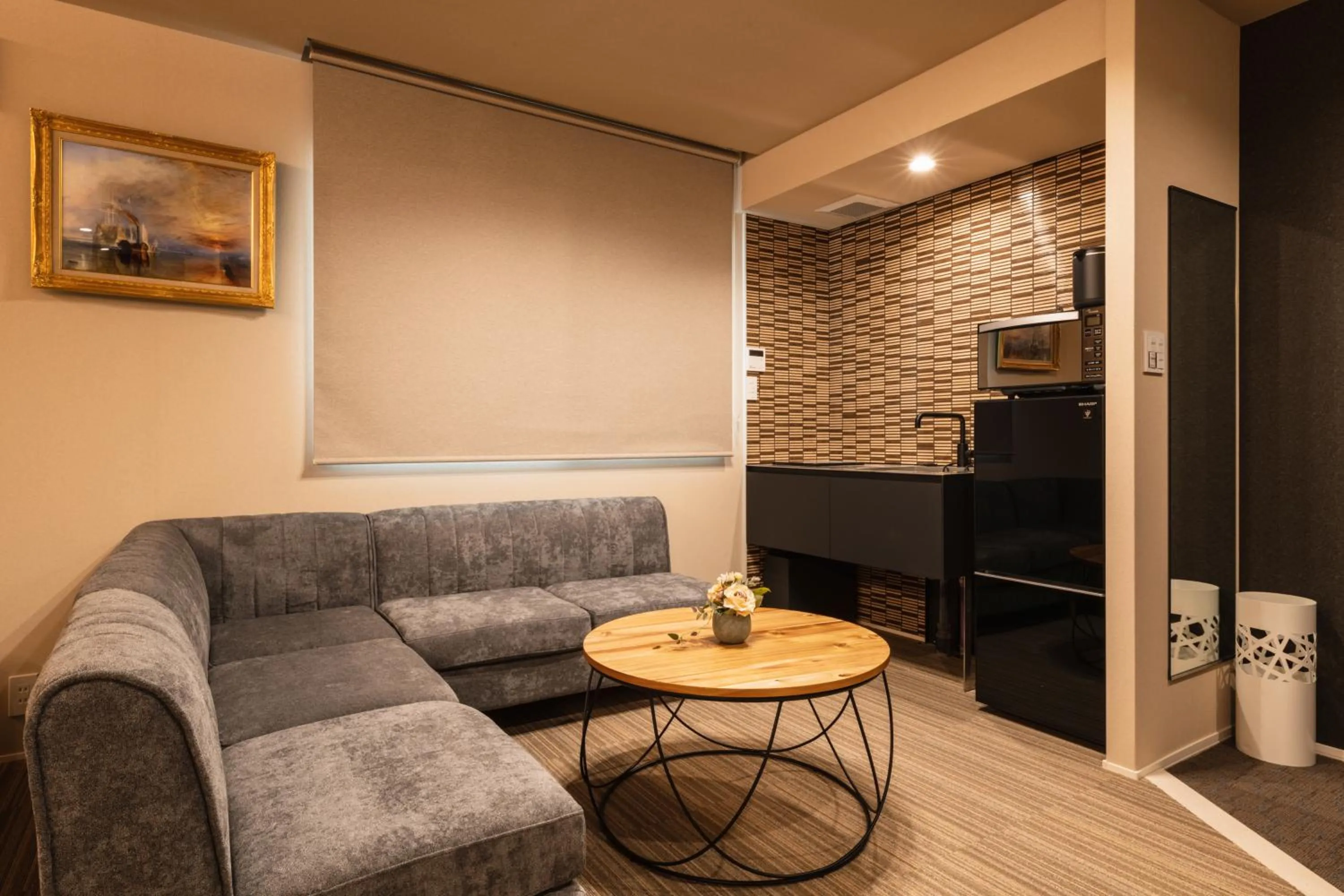 Seating area in GRAND BASE Urakami