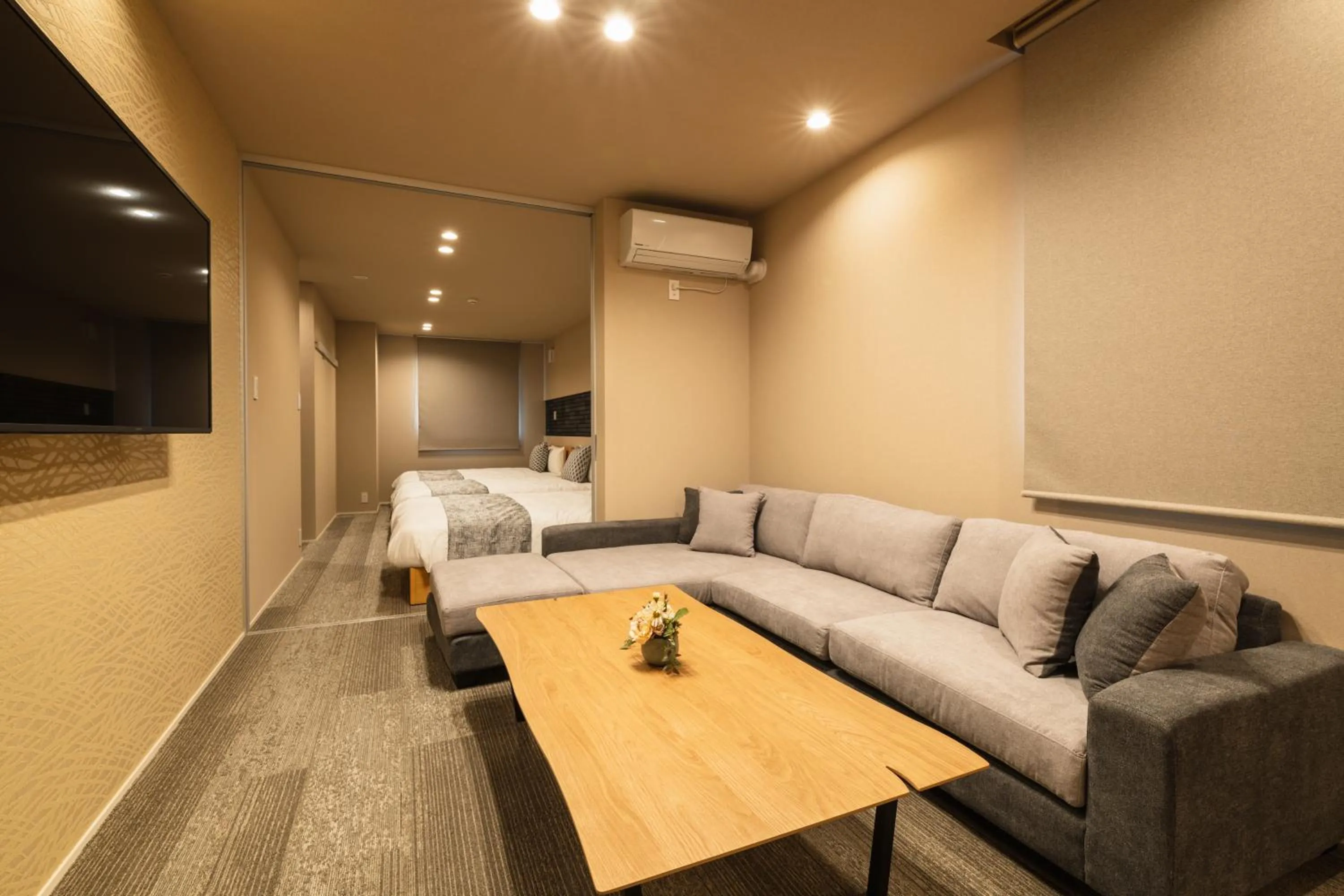 Seating area in GRAND BASE Urakami