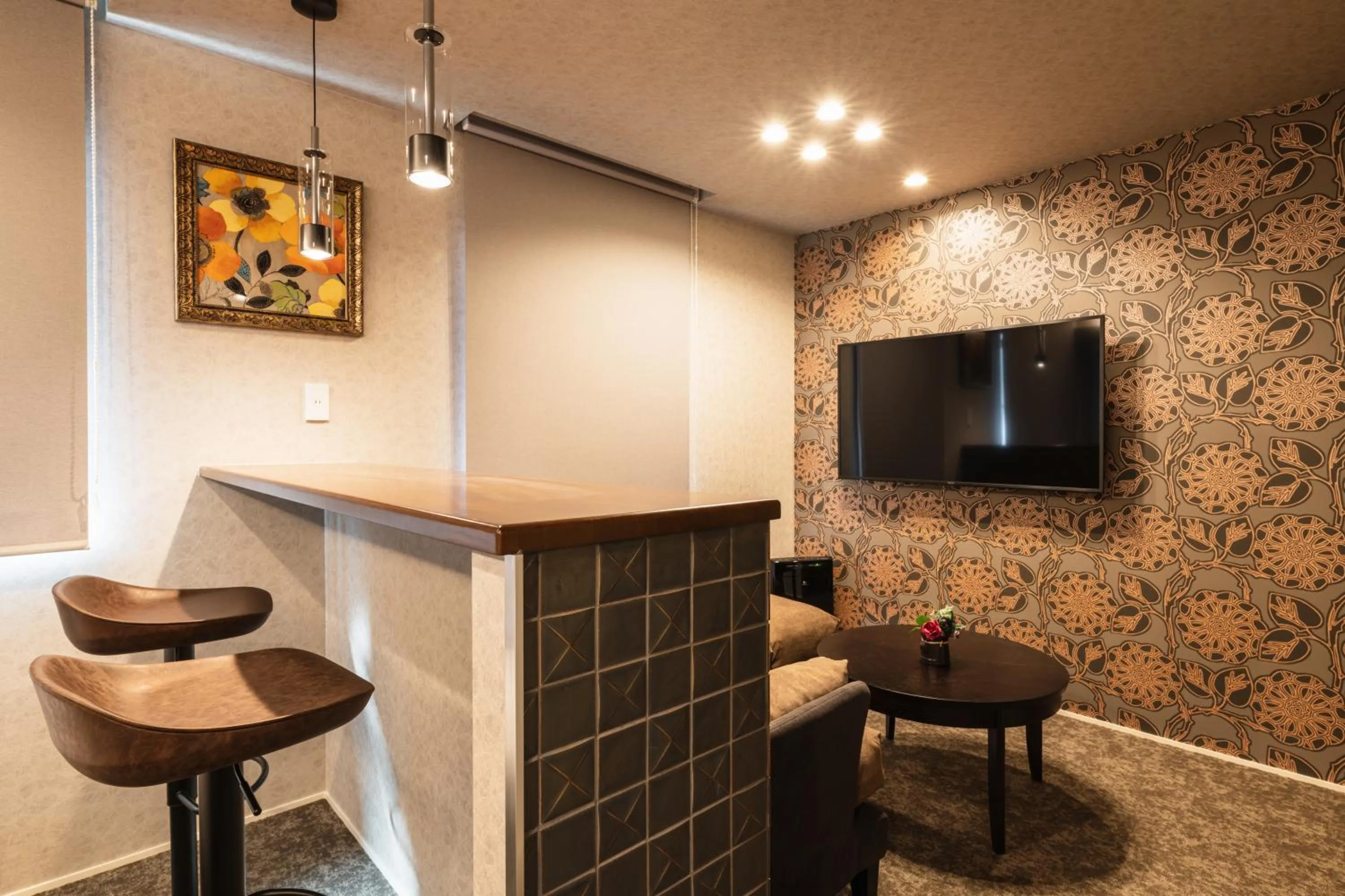 Seating area in GRAND BASE Urakami