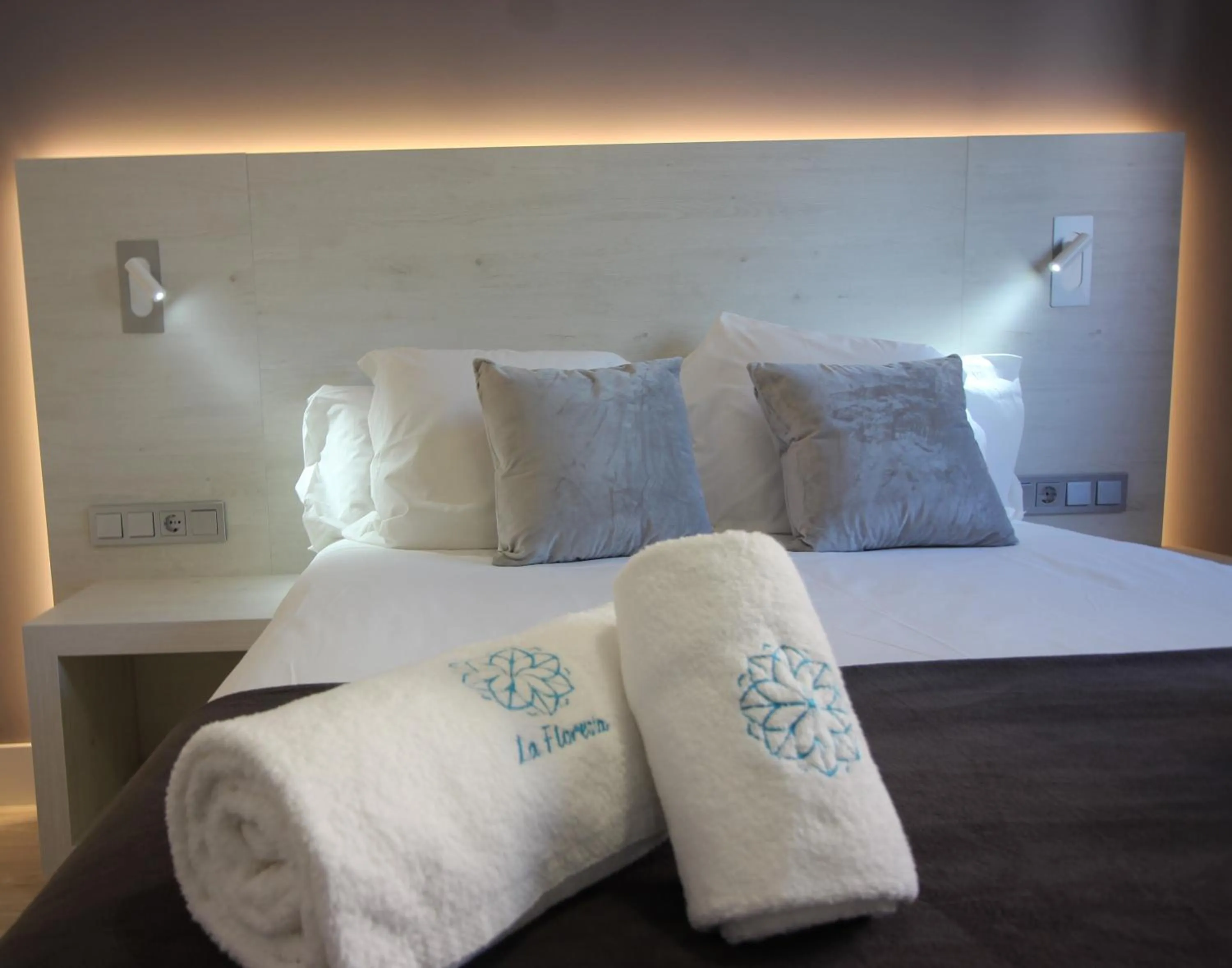 Bed in Palacio La Floresta